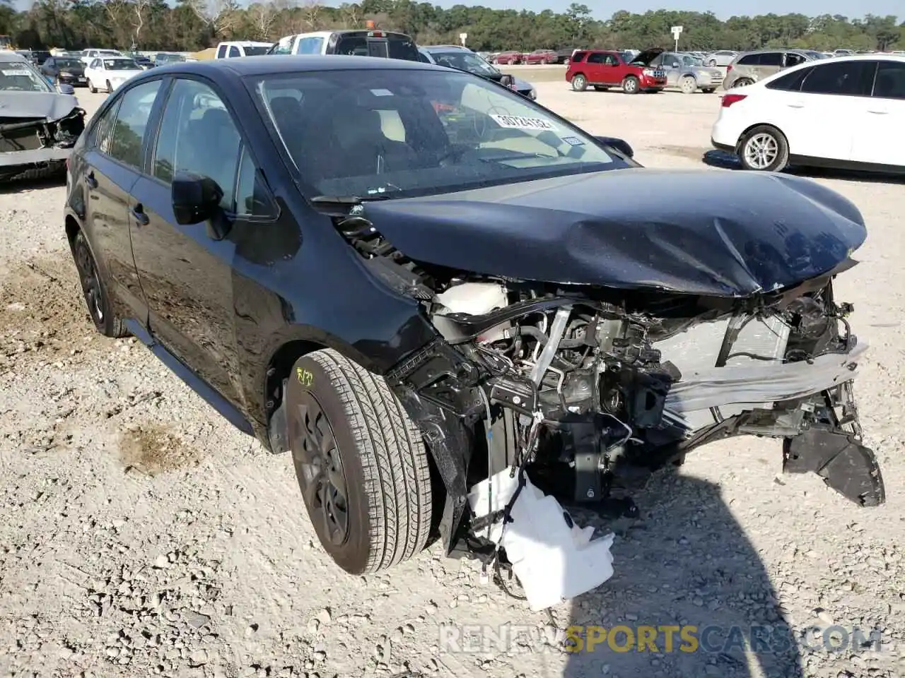 1 Photograph of a damaged car JTDEPMAEXMJ178596 TOYOTA COROLLA 2021