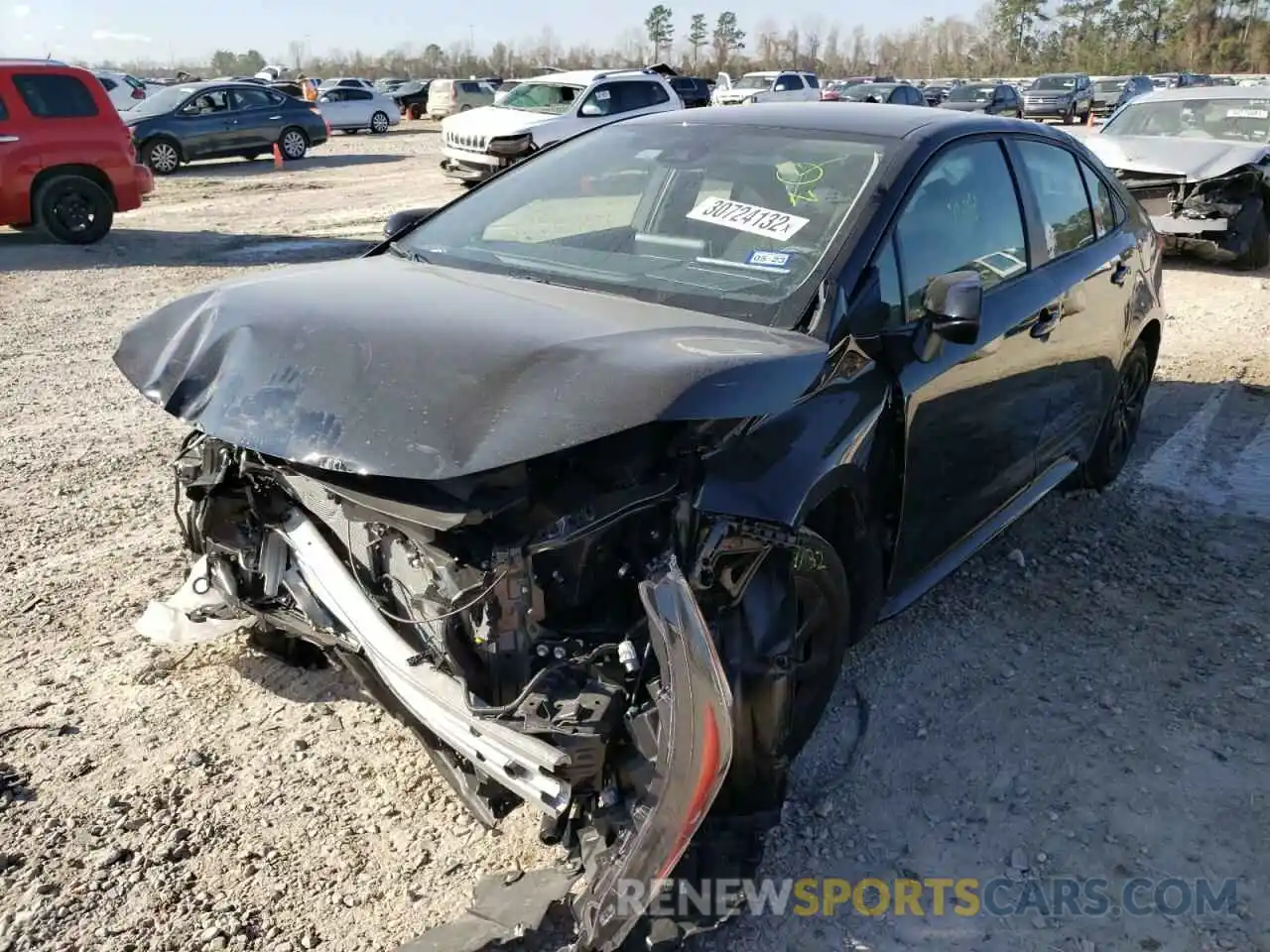 2 Photograph of a damaged car JTDEPMAEXMJ178596 TOYOTA COROLLA 2021