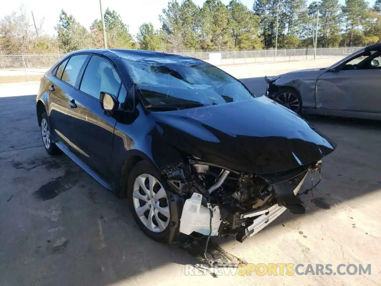 1 Photograph of a damaged car JTDEPMAEXMJ179196 TOYOTA COROLLA 2021