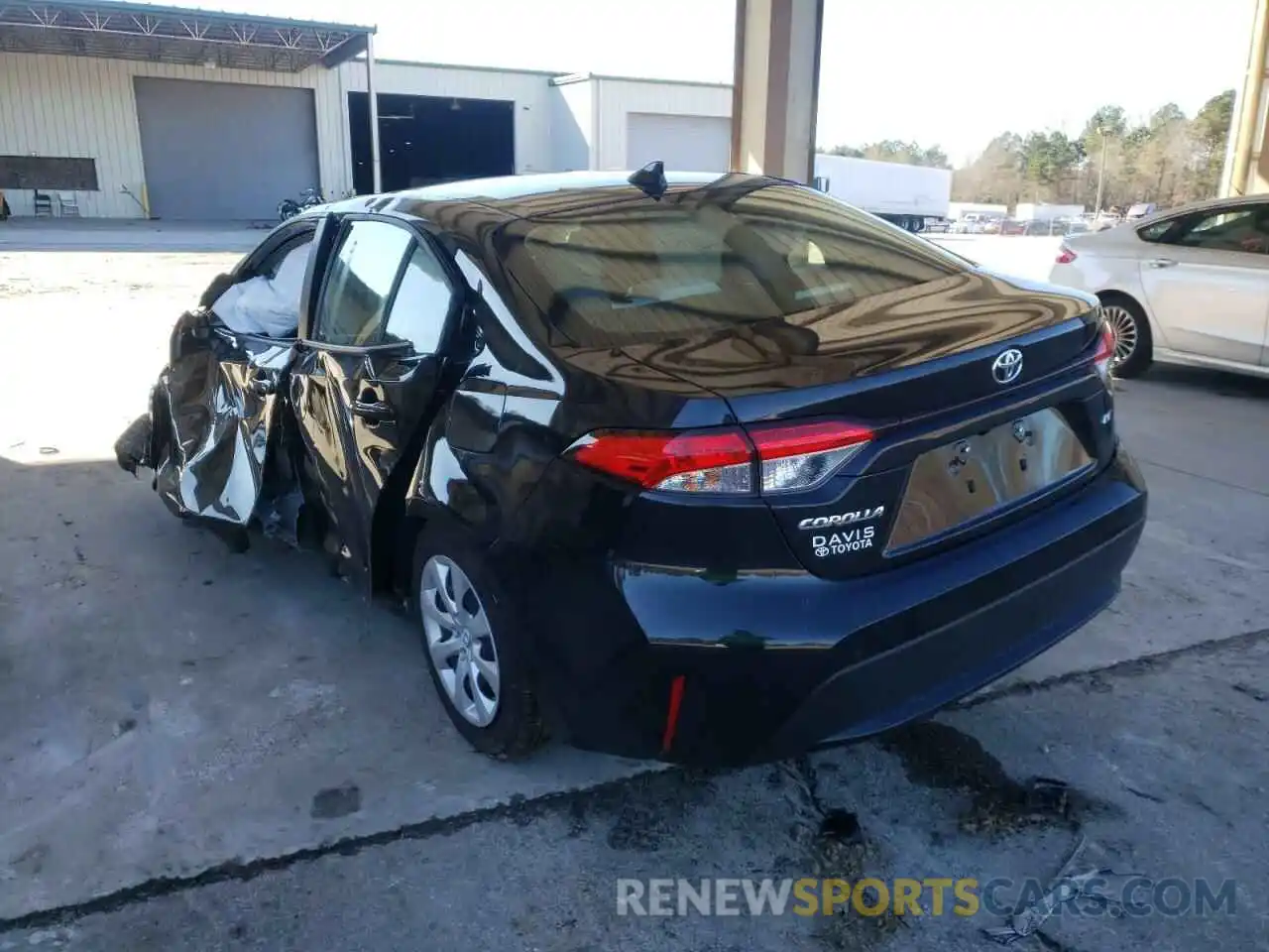 3 Photograph of a damaged car JTDEPMAEXMJ179196 TOYOTA COROLLA 2021