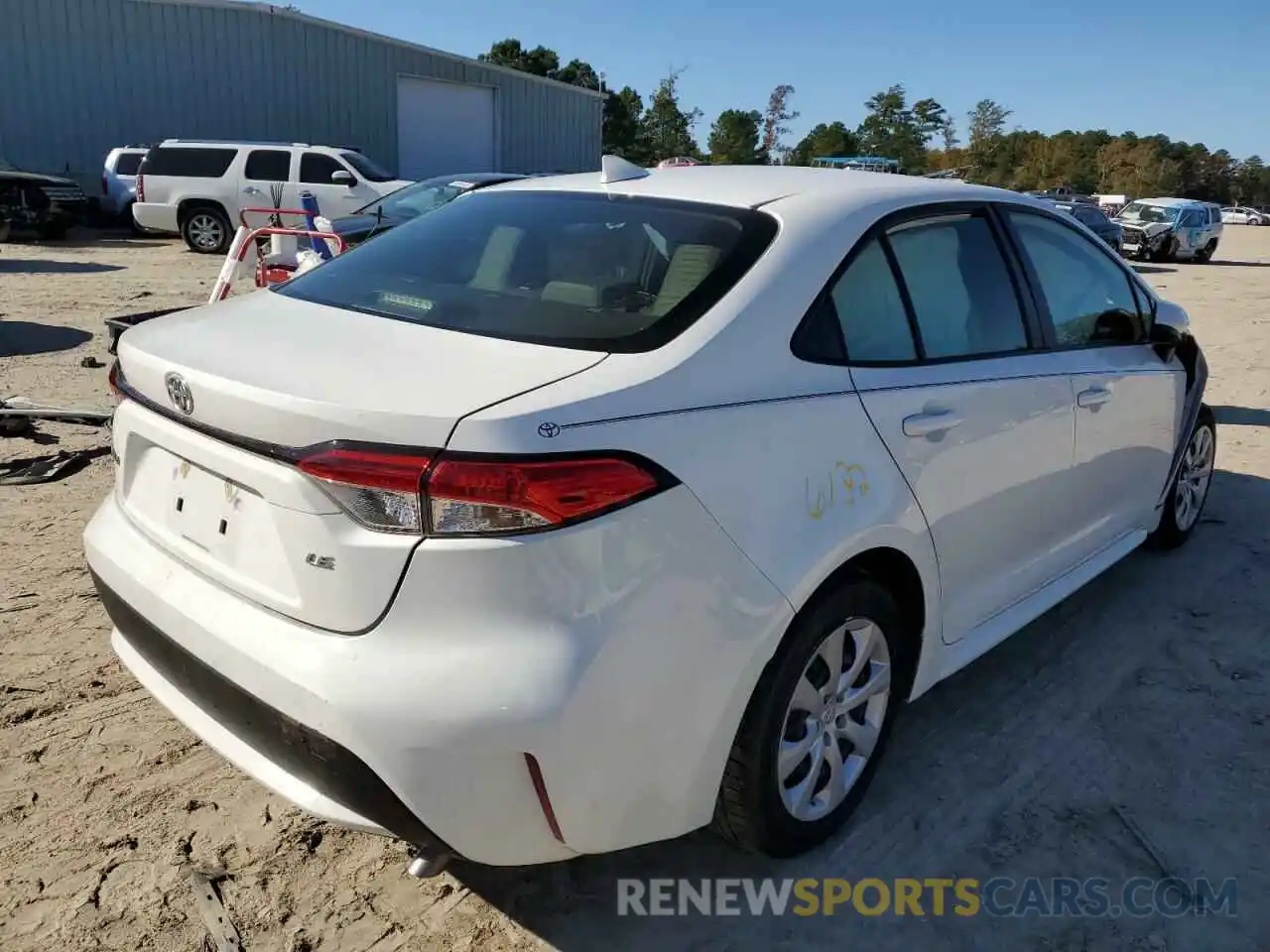 4 Photograph of a damaged car JTDEPMAEXMJ179411 TOYOTA COROLLA 2021