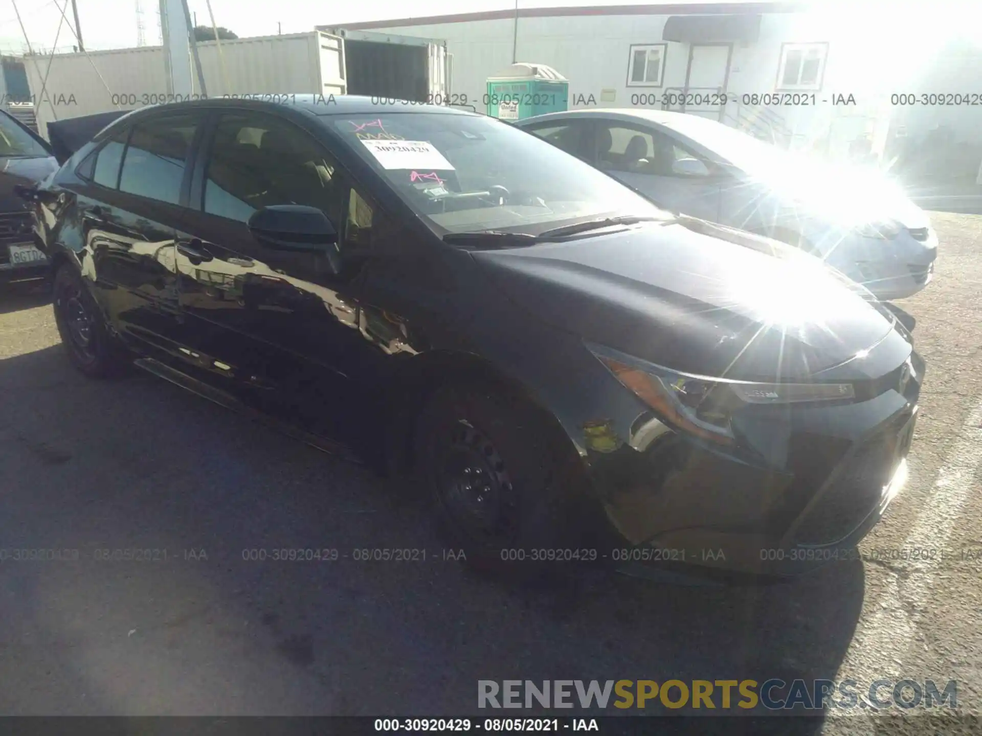 1 Photograph of a damaged car JTDEPMAEXMJ179912 TOYOTA COROLLA 2021