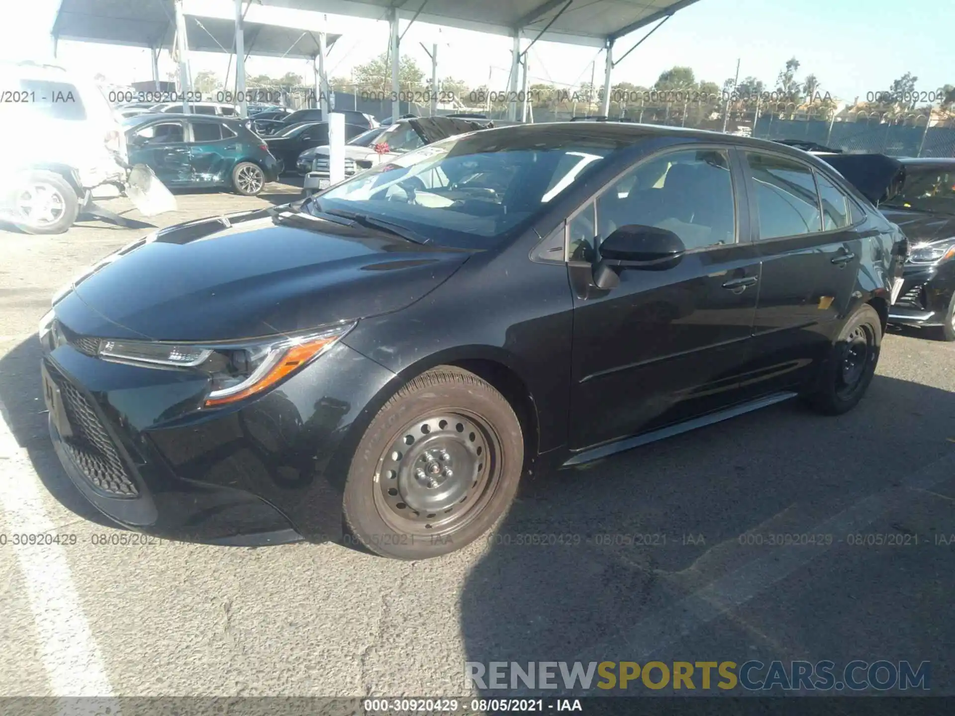 2 Photograph of a damaged car JTDEPMAEXMJ179912 TOYOTA COROLLA 2021