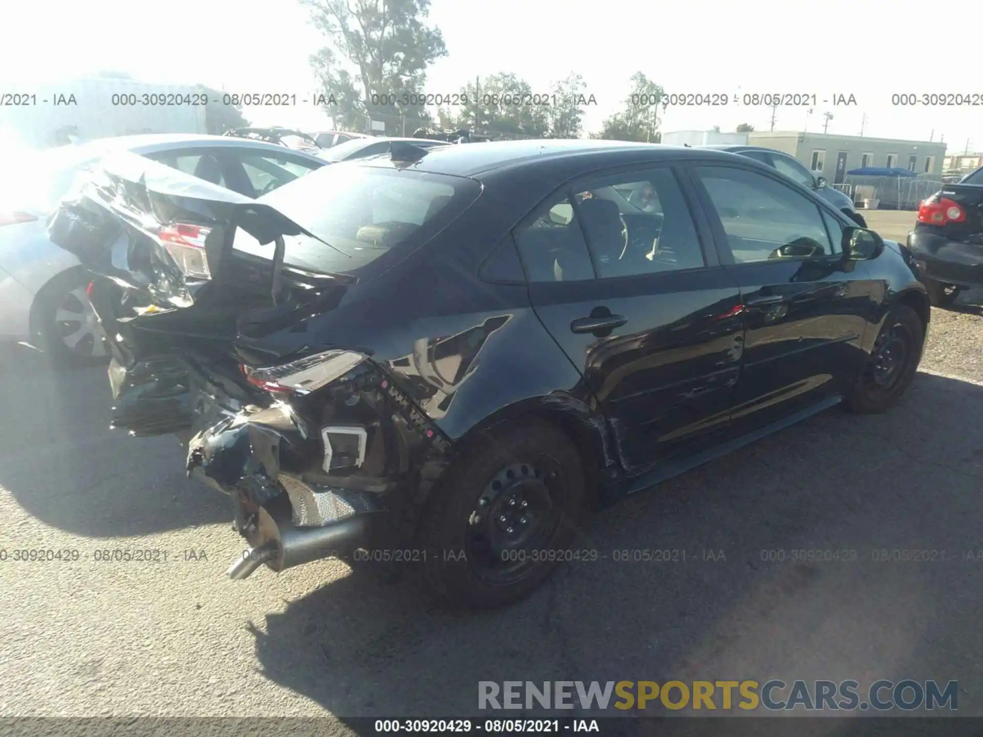 4 Photograph of a damaged car JTDEPMAEXMJ179912 TOYOTA COROLLA 2021