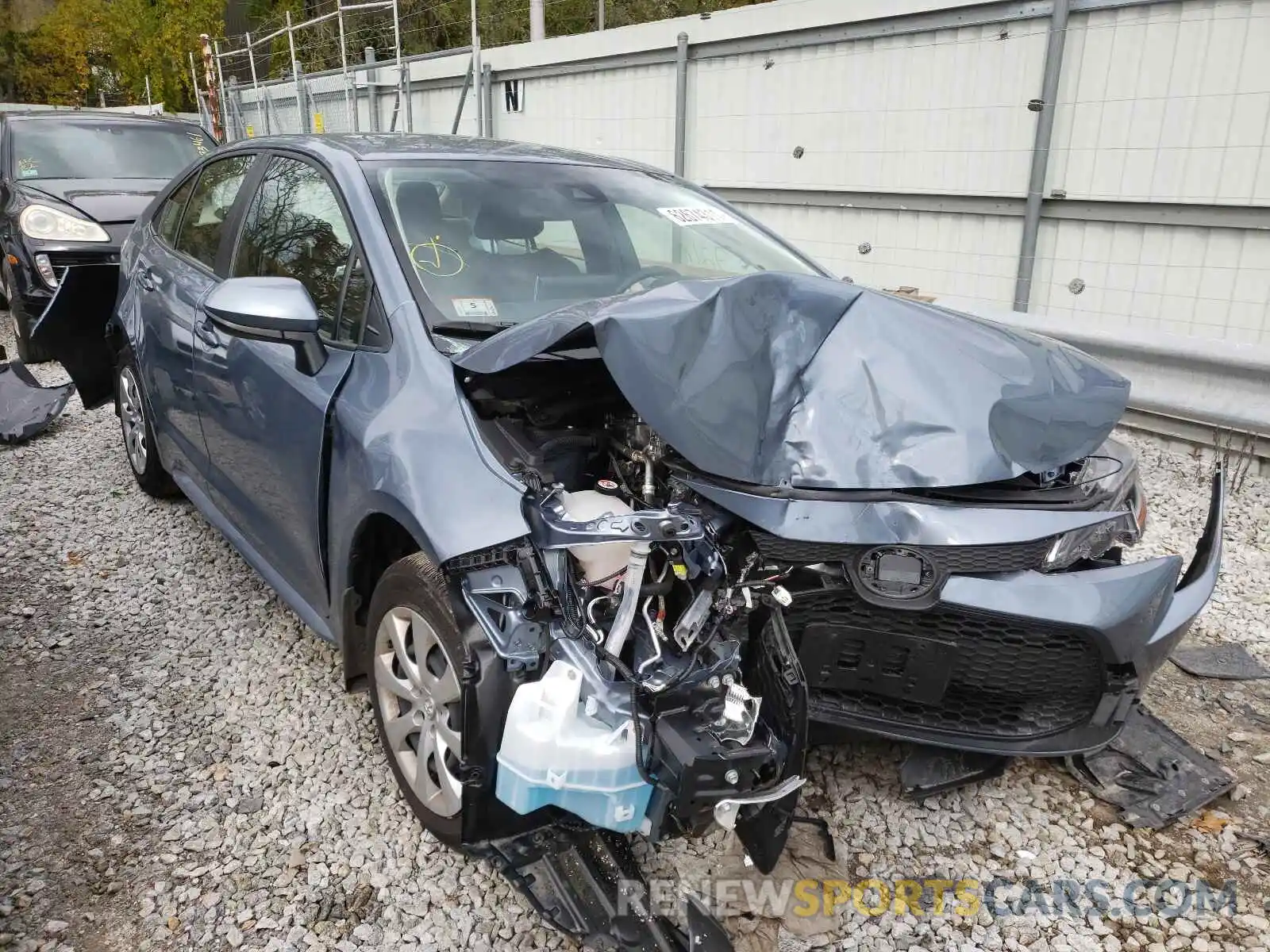 1 Photograph of a damaged car JTDEPMAEXMJ180297 TOYOTA COROLLA 2021