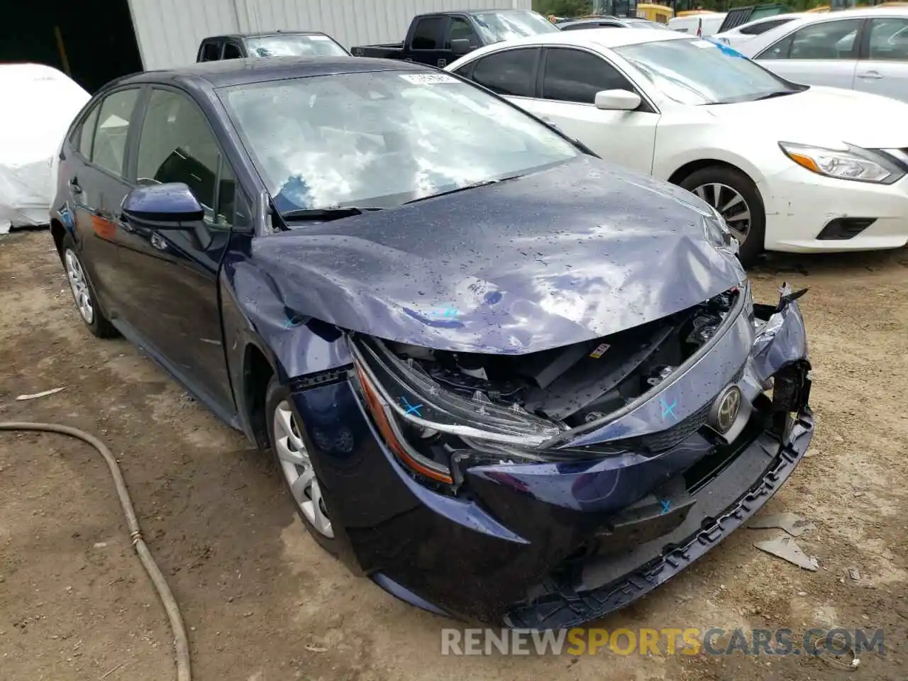 1 Photograph of a damaged car JTDEPMAEXMJ183054 TOYOTA COROLLA 2021