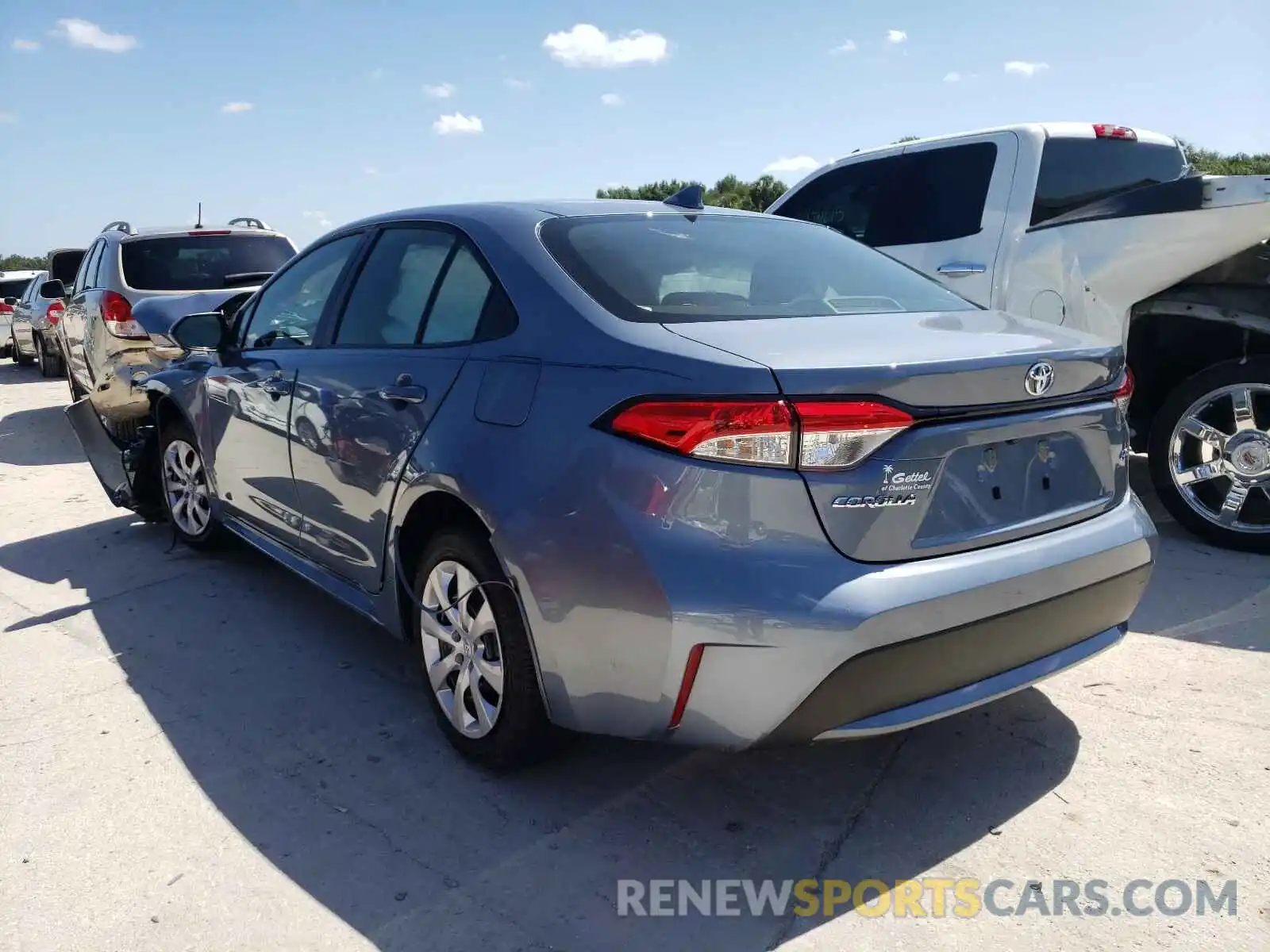 3 Photograph of a damaged car JTDEPMAEXMJ185094 TOYOTA COROLLA 2021