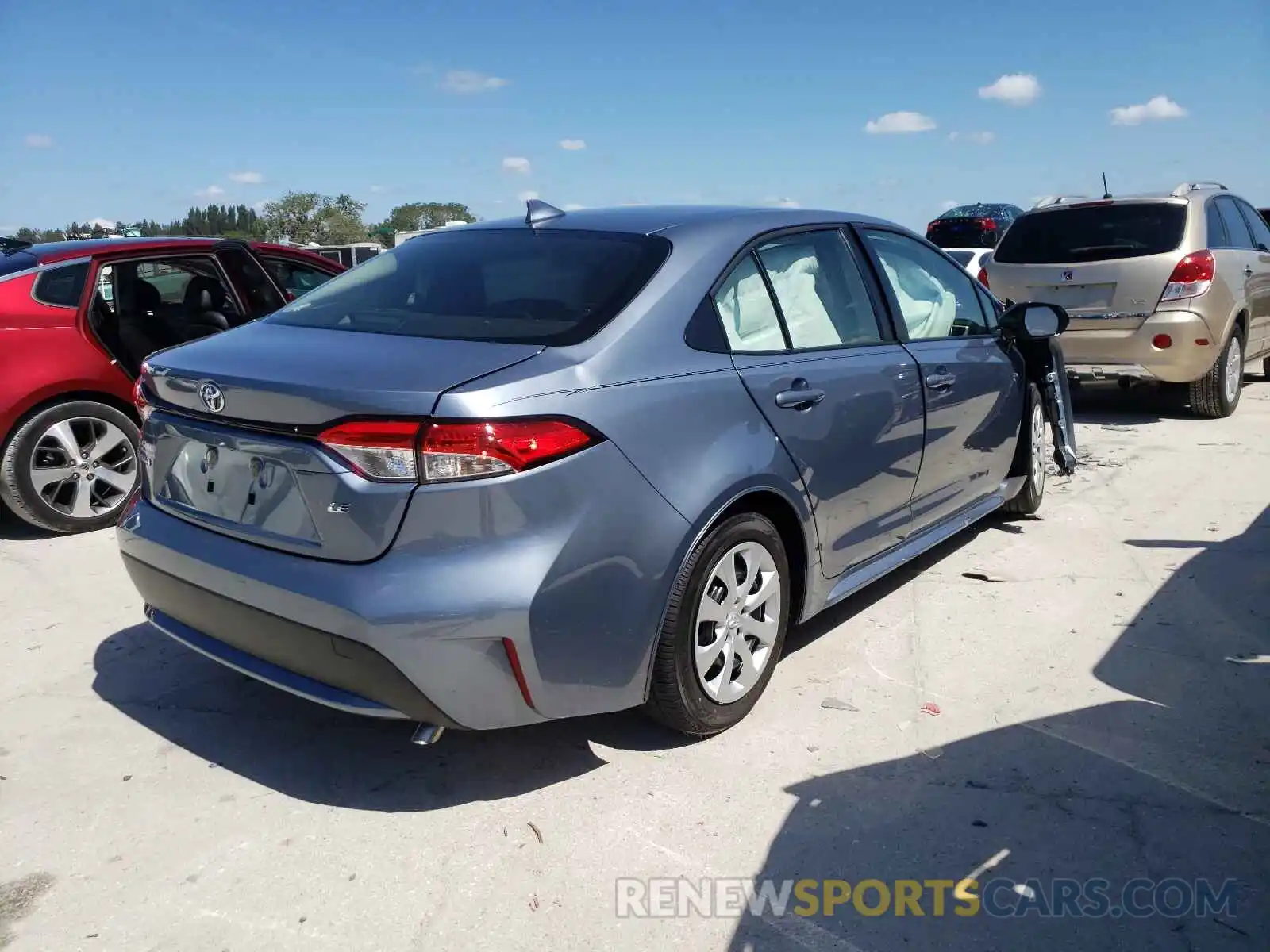 4 Photograph of a damaged car JTDEPMAEXMJ185094 TOYOTA COROLLA 2021