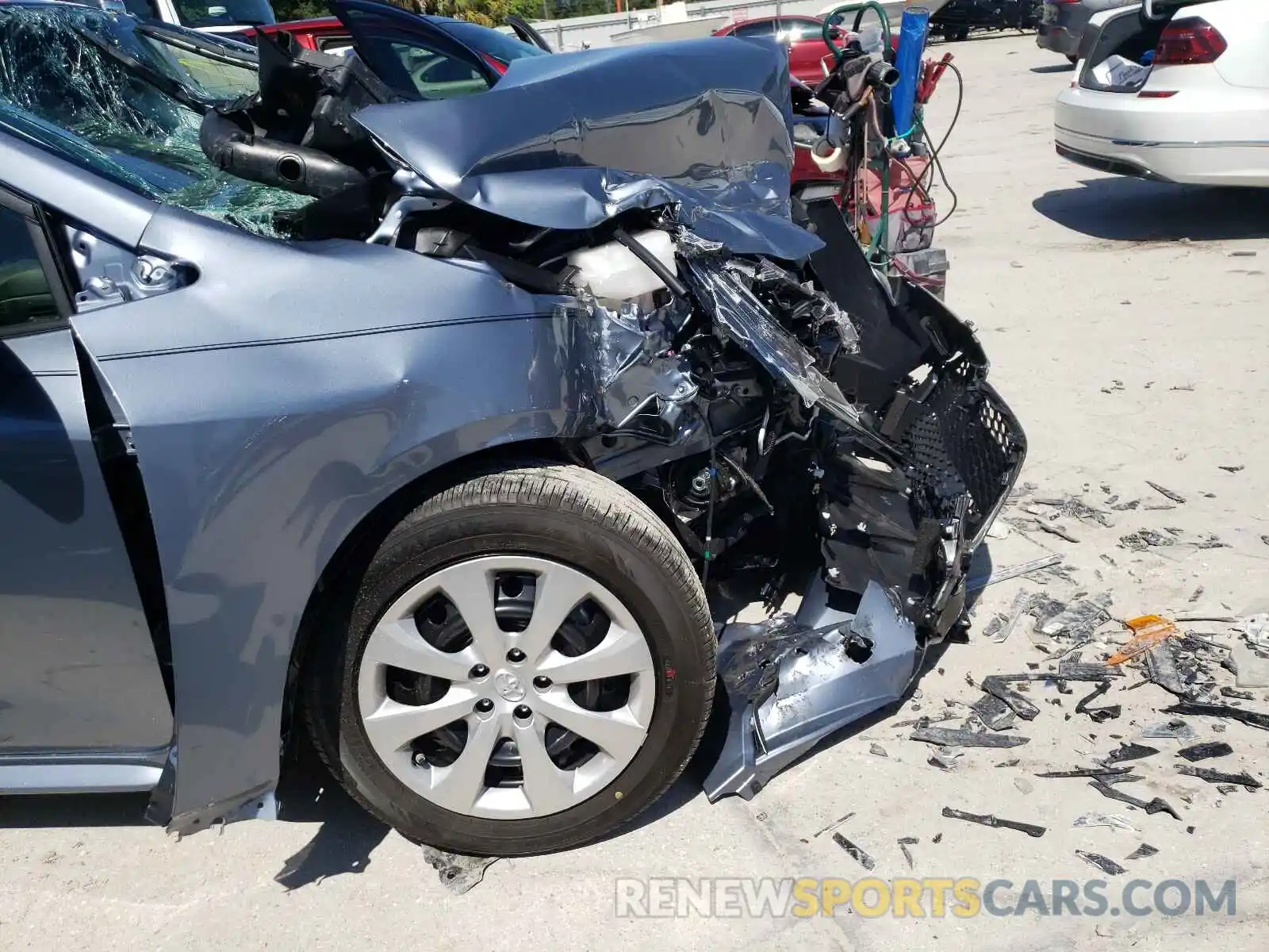 9 Photograph of a damaged car JTDEPMAEXMJ185094 TOYOTA COROLLA 2021