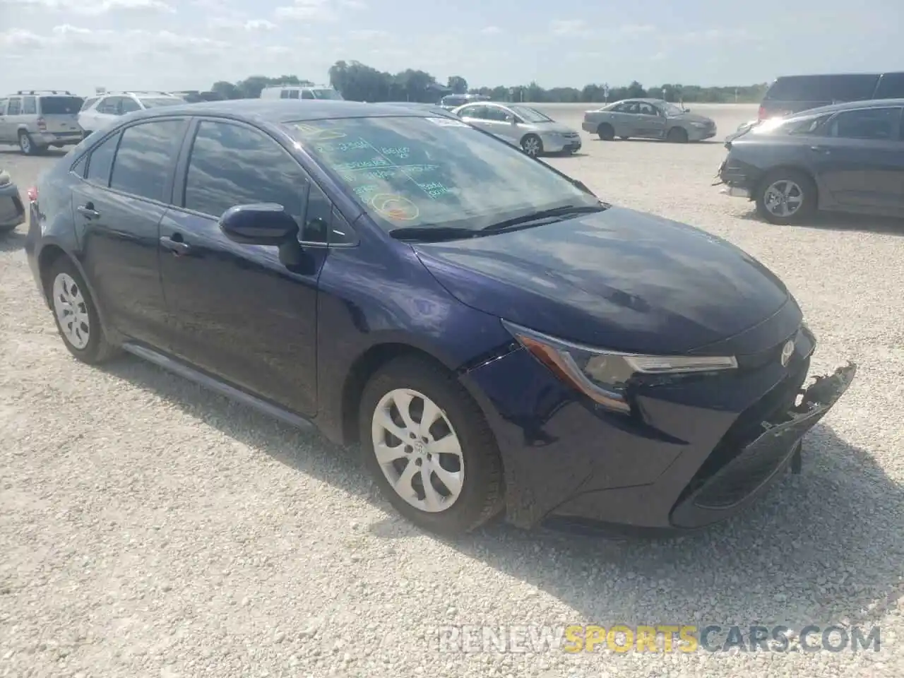 1 Photograph of a damaged car JTDEPMAEXMJ185144 TOYOTA COROLLA 2021