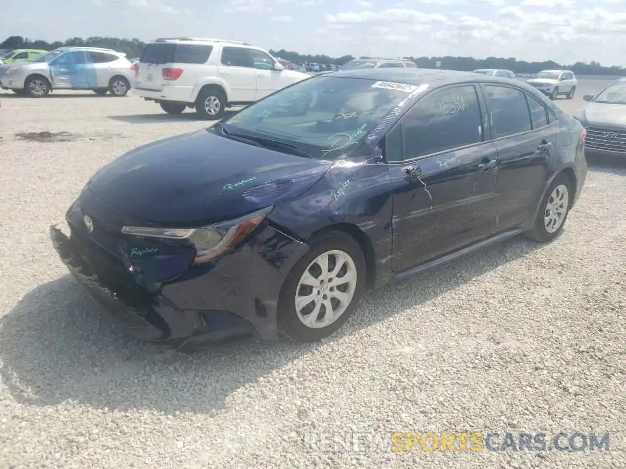 2 Photograph of a damaged car JTDEPMAEXMJ185144 TOYOTA COROLLA 2021