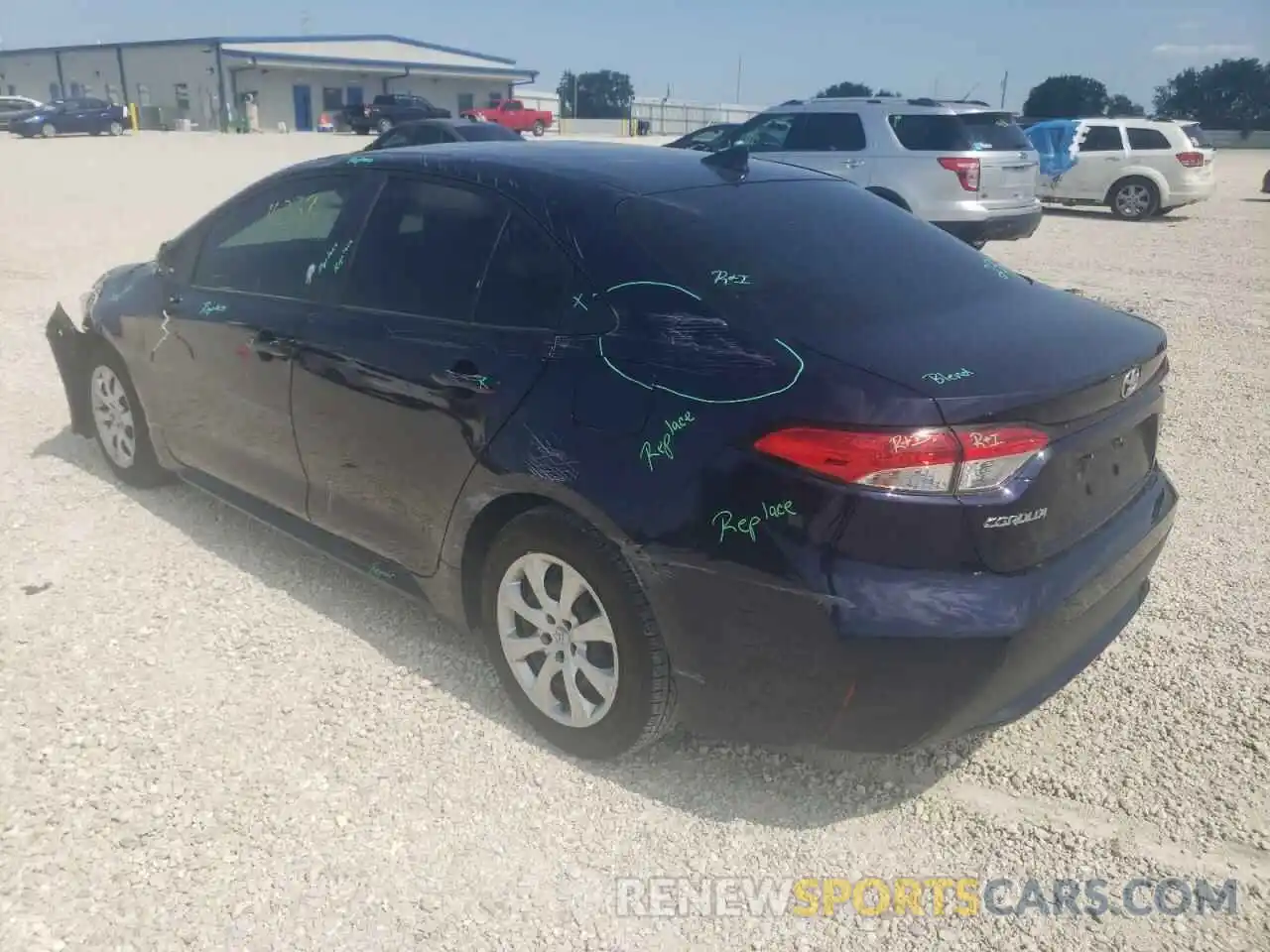 3 Photograph of a damaged car JTDEPMAEXMJ185144 TOYOTA COROLLA 2021