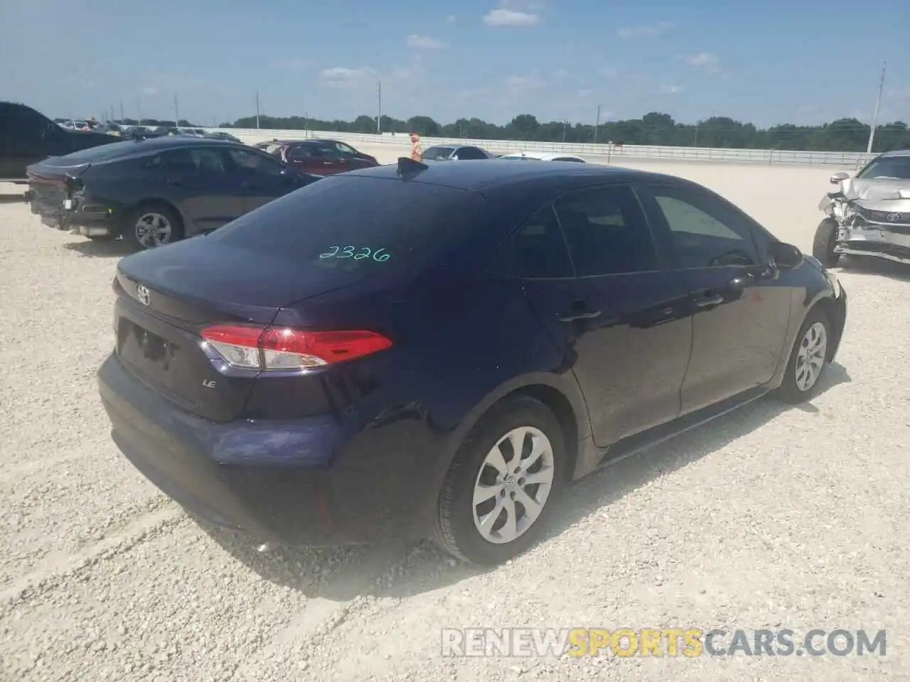 4 Photograph of a damaged car JTDEPMAEXMJ185144 TOYOTA COROLLA 2021