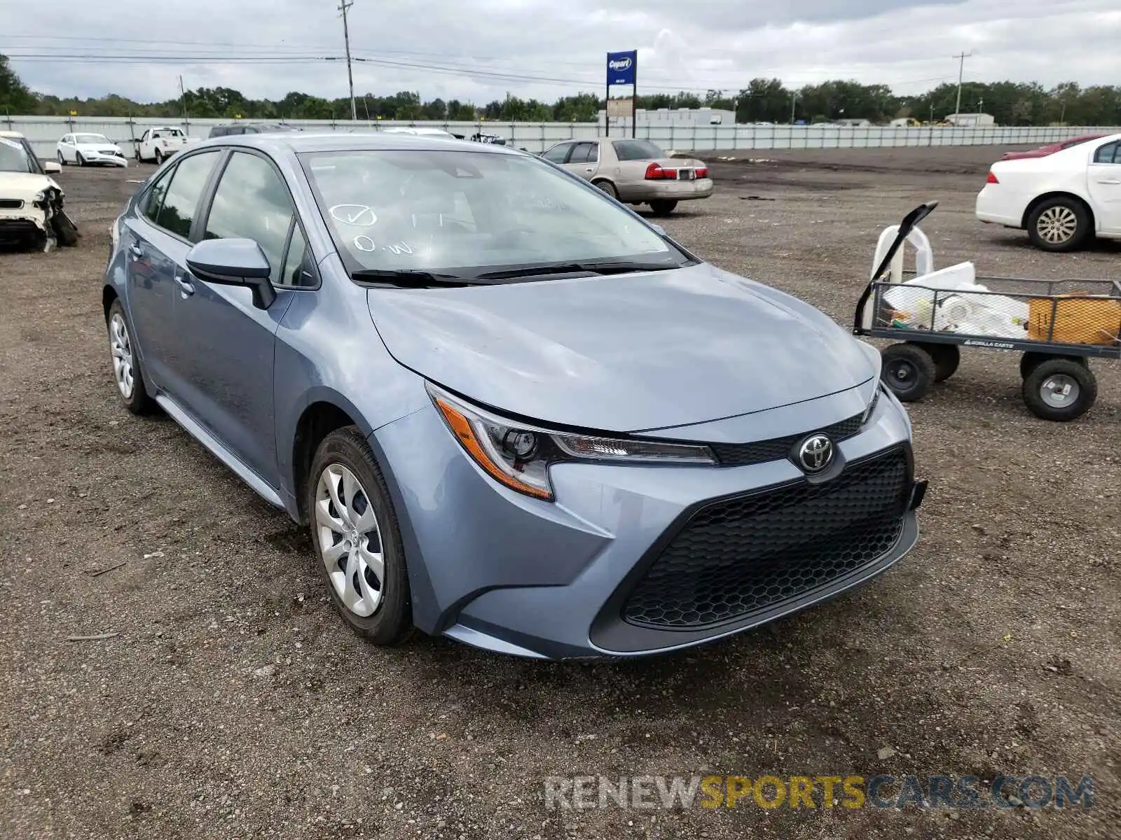 1 Photograph of a damaged car JTDEPMAEXMJ185239 TOYOTA COROLLA 2021