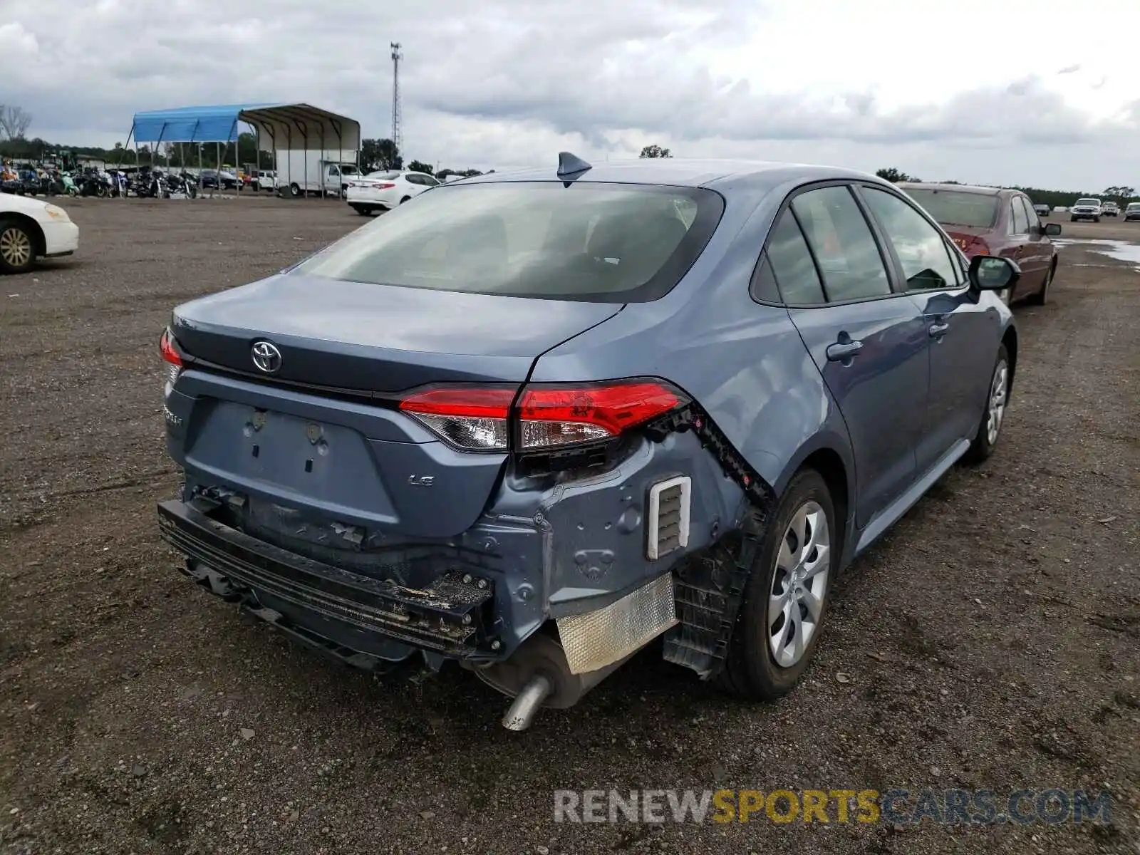 4 Photograph of a damaged car JTDEPMAEXMJ185239 TOYOTA COROLLA 2021