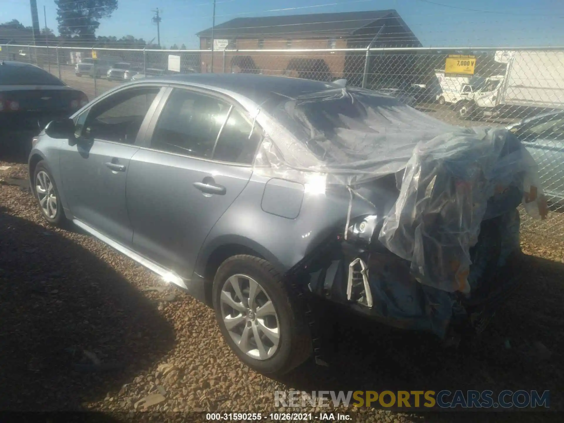 3 Photograph of a damaged car JTDEPMAEXMJ186097 TOYOTA COROLLA 2021