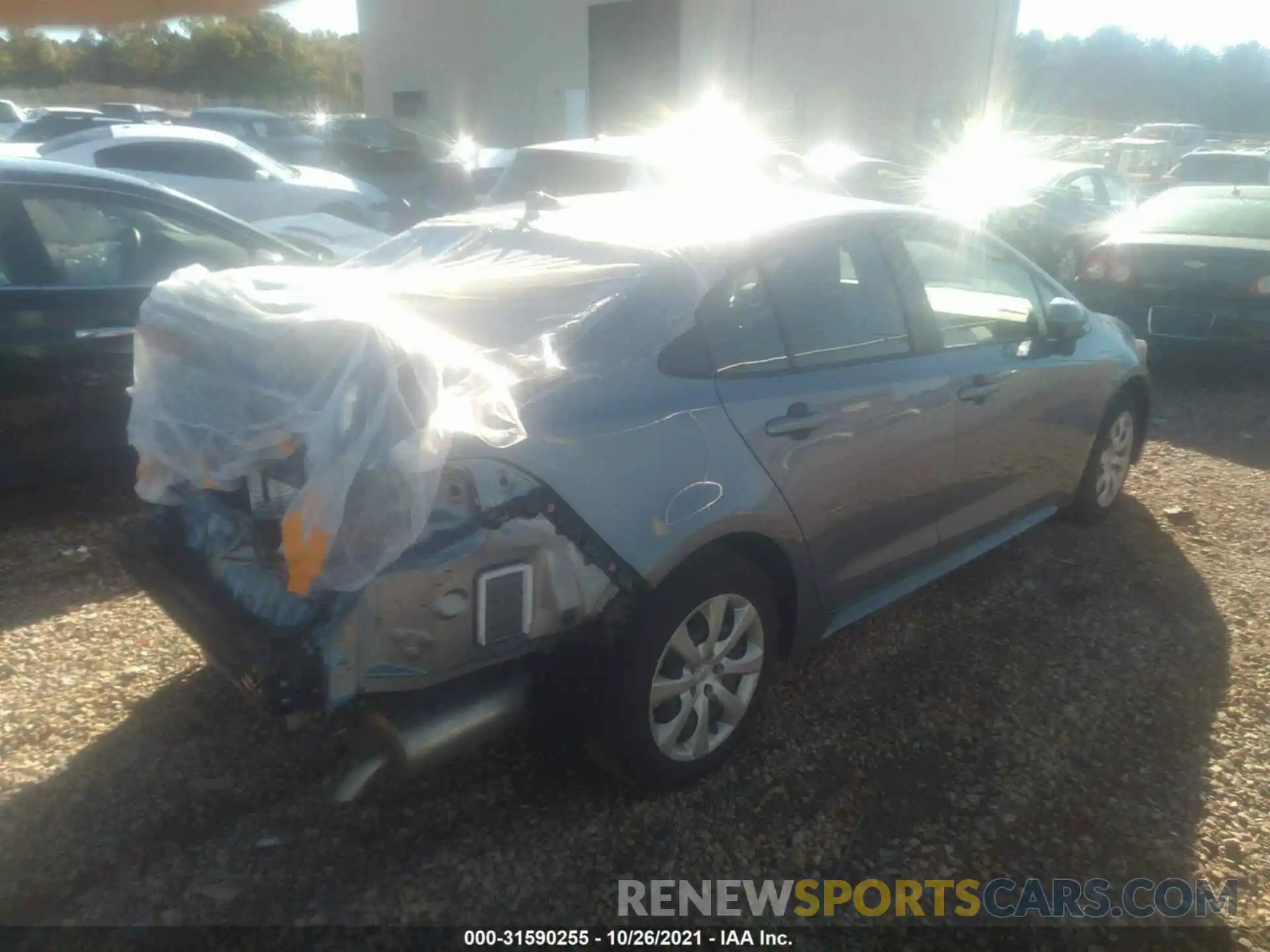 4 Photograph of a damaged car JTDEPMAEXMJ186097 TOYOTA COROLLA 2021