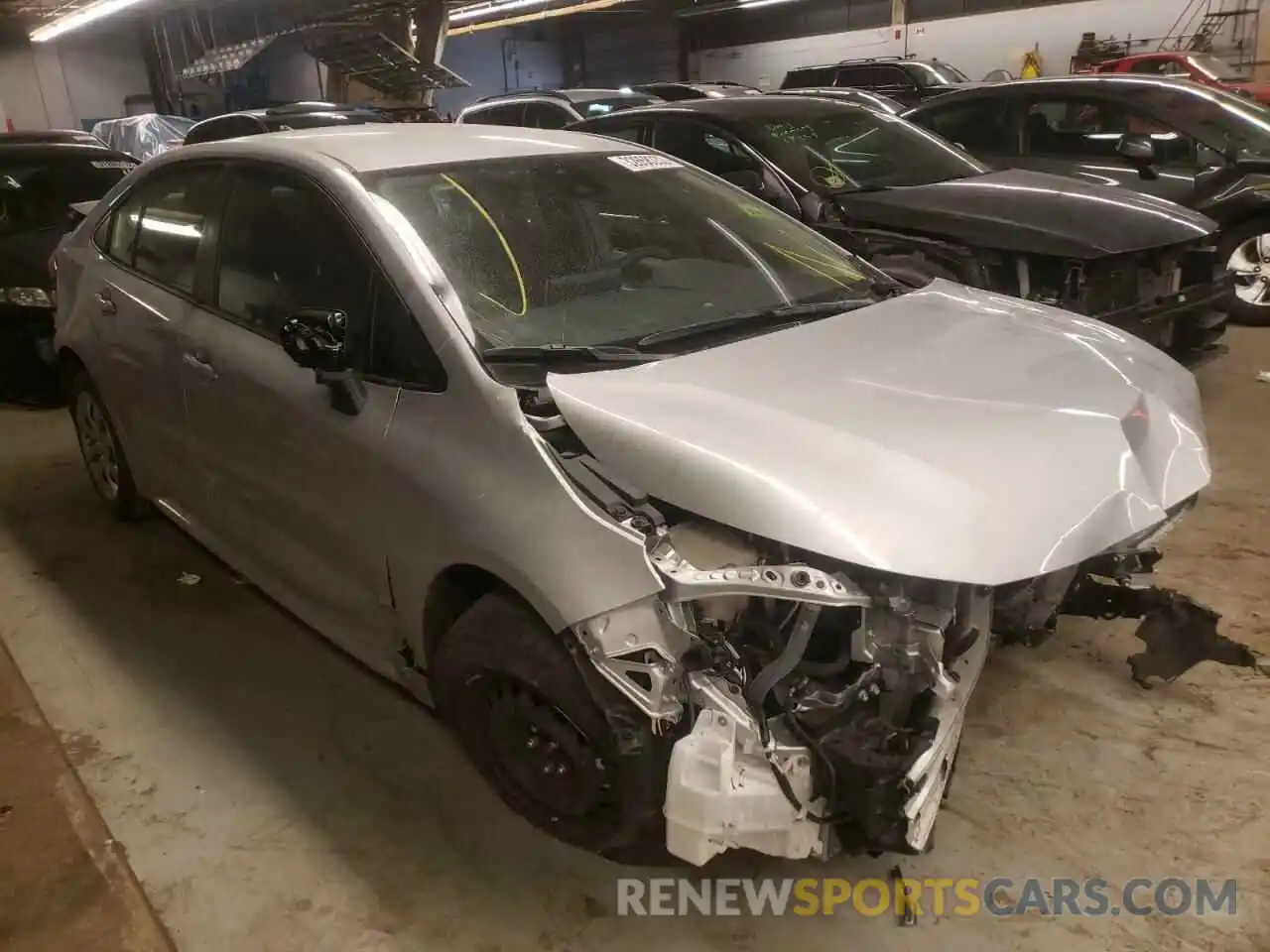 1 Photograph of a damaged car JTDEPMAEXMJ186729 TOYOTA COROLLA 2021