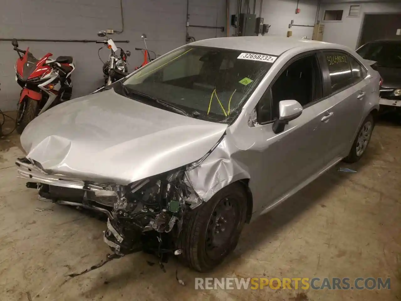 2 Photograph of a damaged car JTDEPMAEXMJ186729 TOYOTA COROLLA 2021