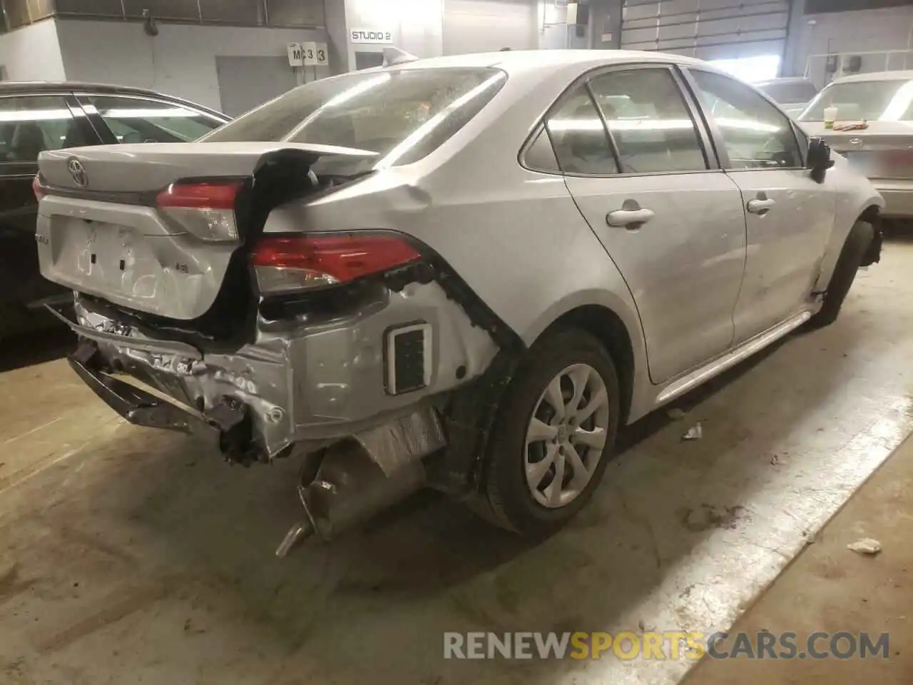 4 Photograph of a damaged car JTDEPMAEXMJ186729 TOYOTA COROLLA 2021