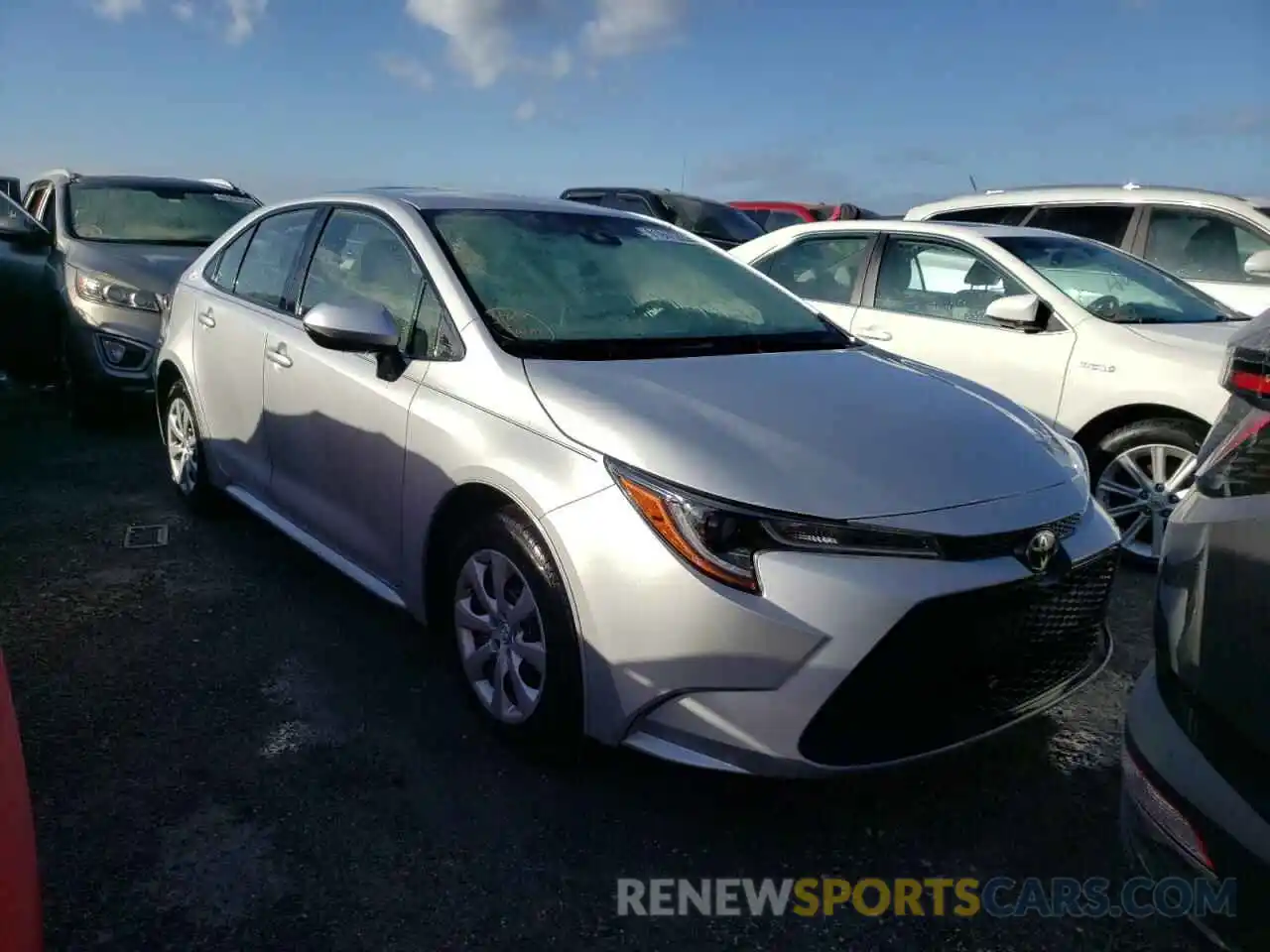 1 Photograph of a damaged car JTDEPMAEXMJ186827 TOYOTA COROLLA 2021