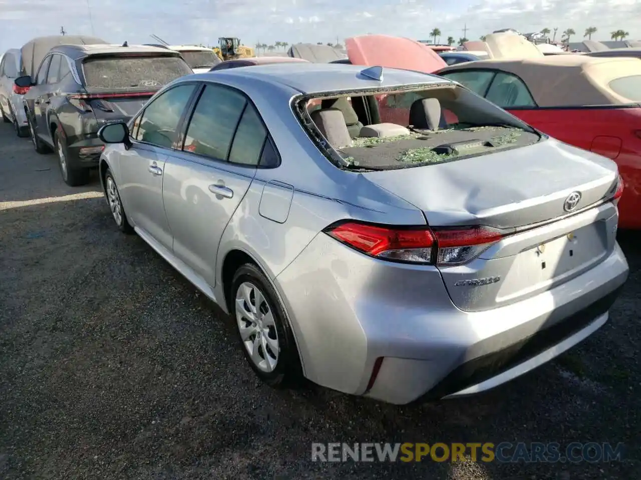 3 Photograph of a damaged car JTDEPMAEXMJ186827 TOYOTA COROLLA 2021