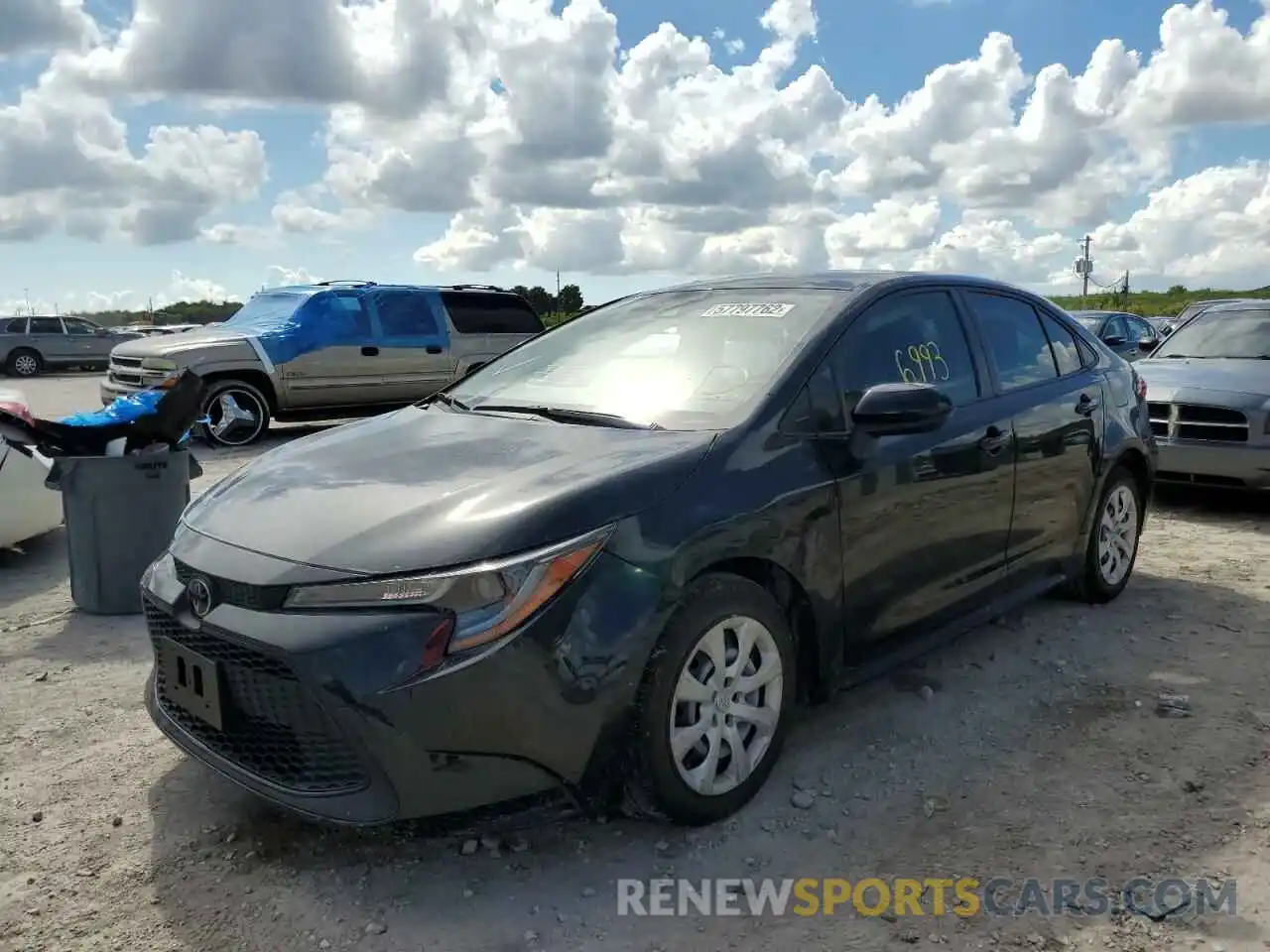 2 Photograph of a damaged car JTDEPMAEXMJ187279 TOYOTA COROLLA 2021