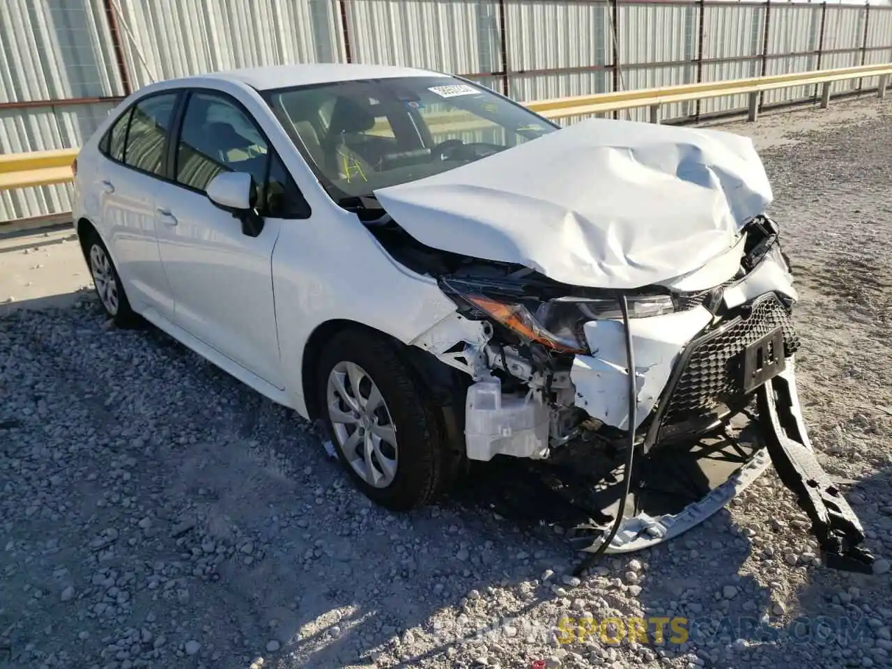 1 Photograph of a damaged car JTDEPMAEXMJ188318 TOYOTA COROLLA 2021