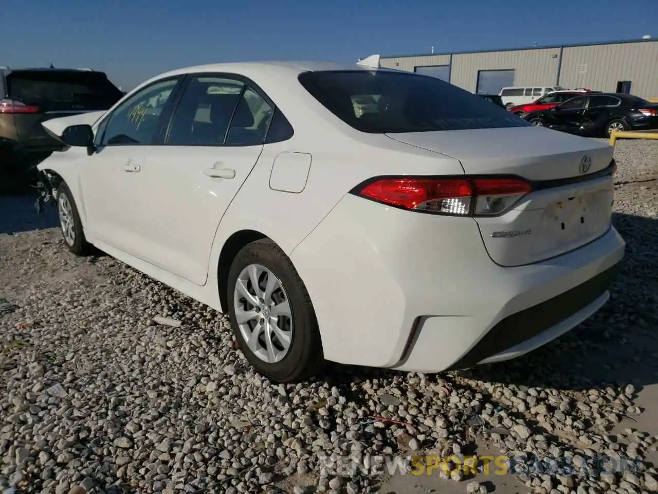 3 Photograph of a damaged car JTDEPMAEXMJ188318 TOYOTA COROLLA 2021