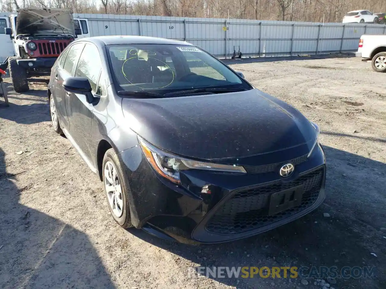 1 Photograph of a damaged car JTDEPMAEXMJ189369 TOYOTA COROLLA 2021