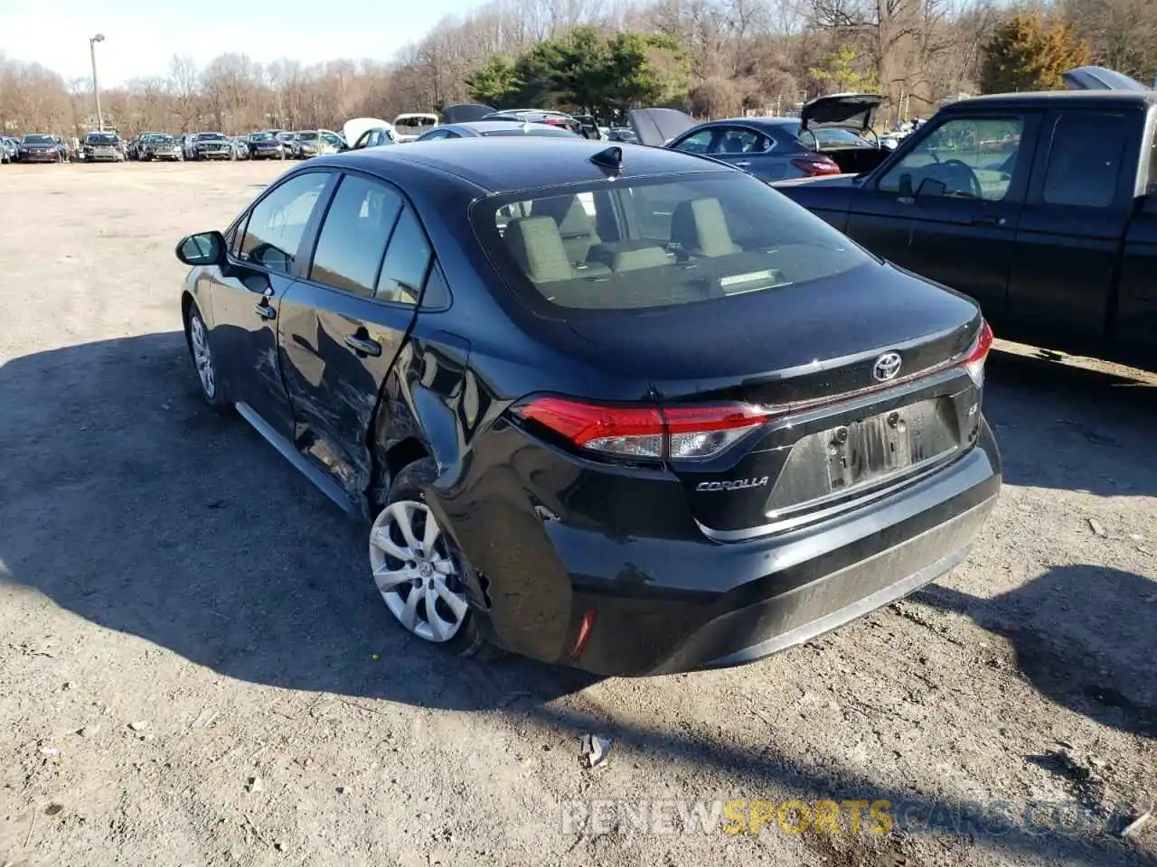 3 Photograph of a damaged car JTDEPMAEXMJ189369 TOYOTA COROLLA 2021