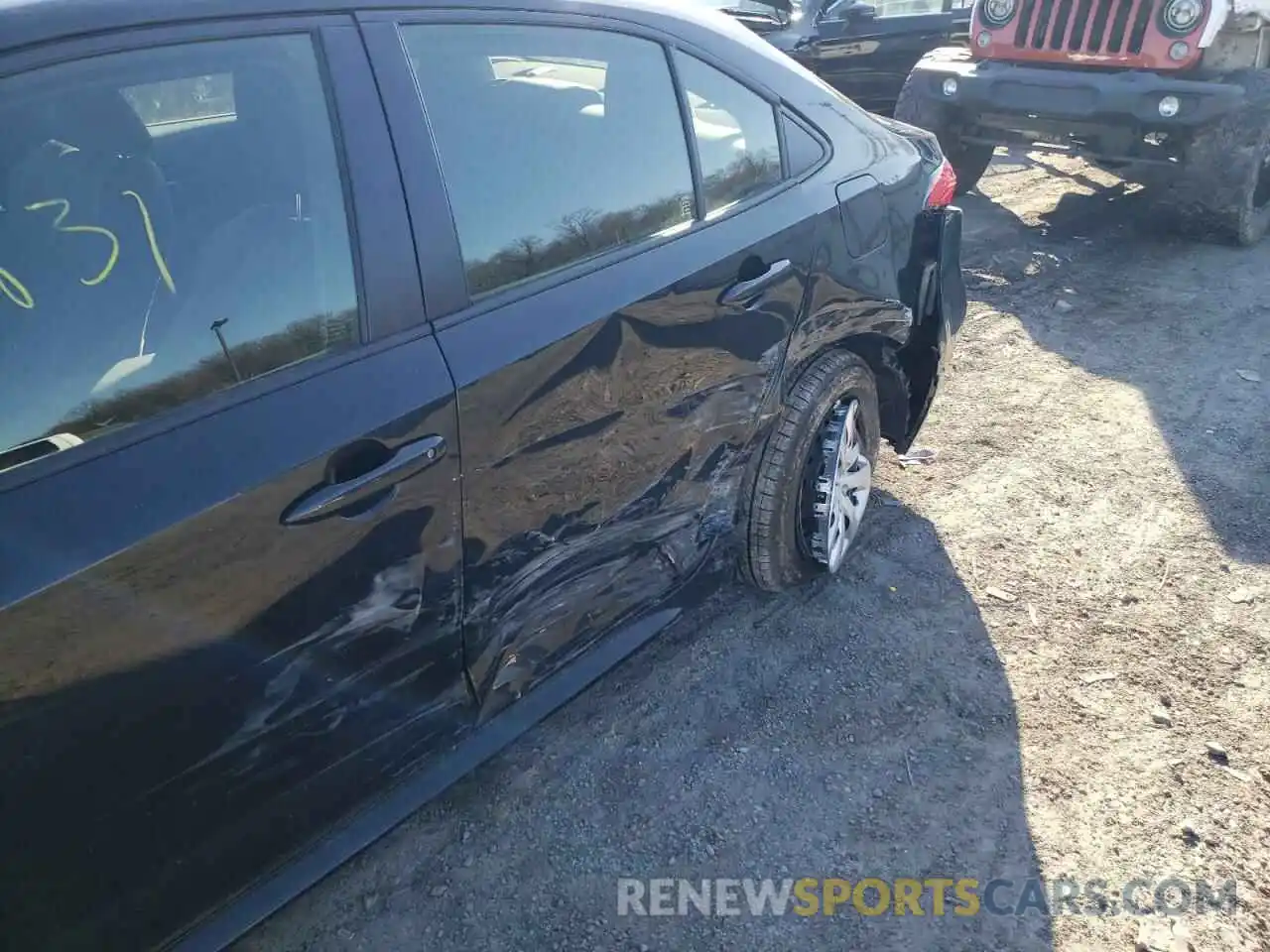 9 Photograph of a damaged car JTDEPMAEXMJ189369 TOYOTA COROLLA 2021