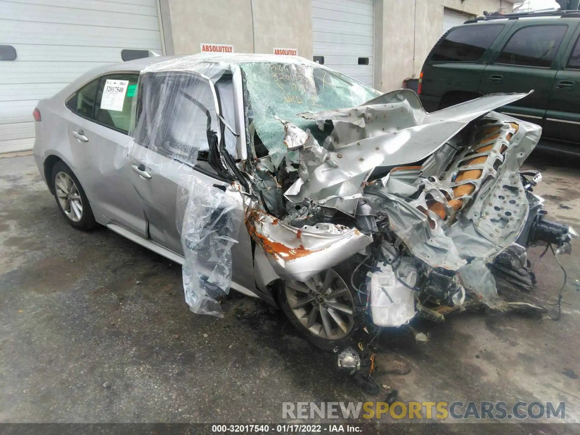 1 Photograph of a damaged car JTDFPMAE0MJ123191 TOYOTA COROLLA 2021