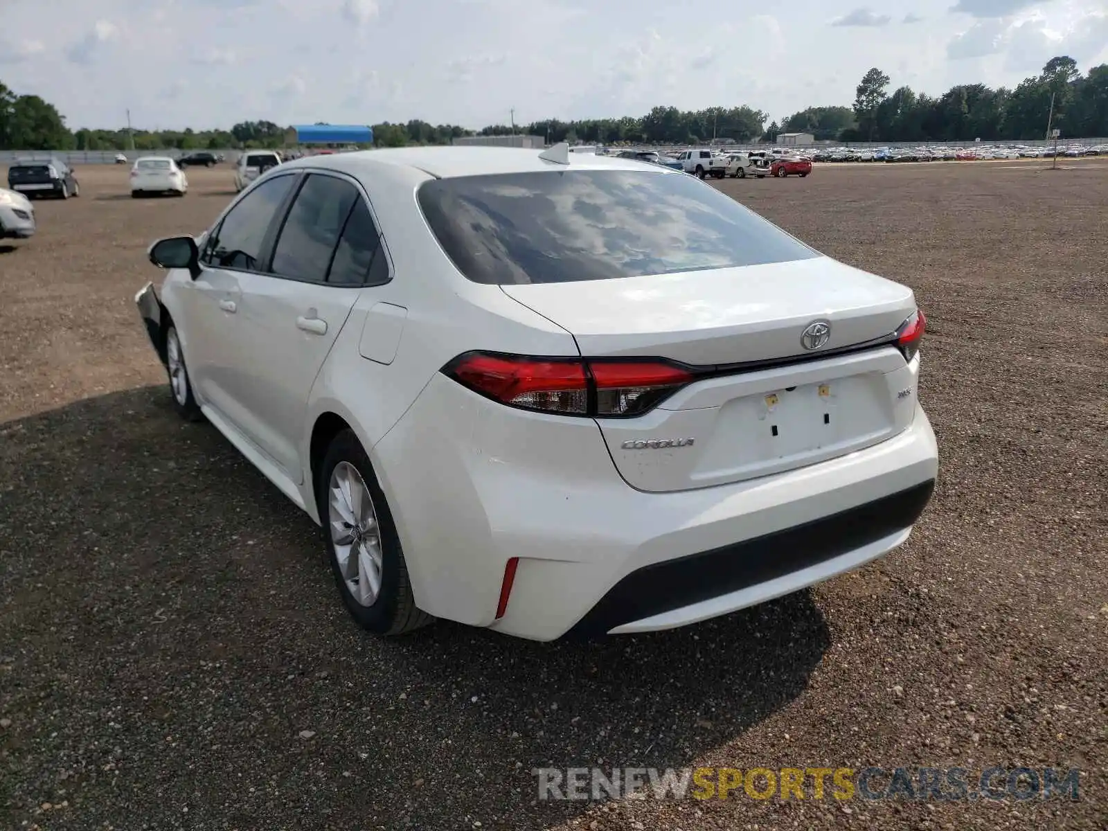 3 Photograph of a damaged car JTDFPMAE2MJ154913 TOYOTA COROLLA 2021