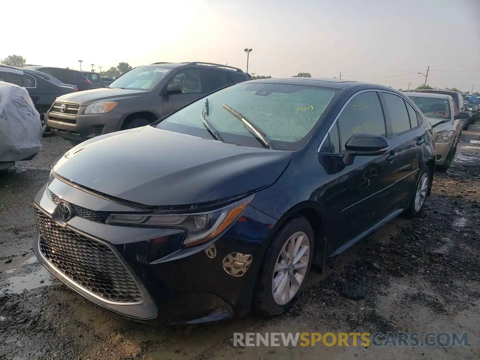 2 Photograph of a damaged car JTDFPMAE7MJ134480 TOYOTA COROLLA 2021