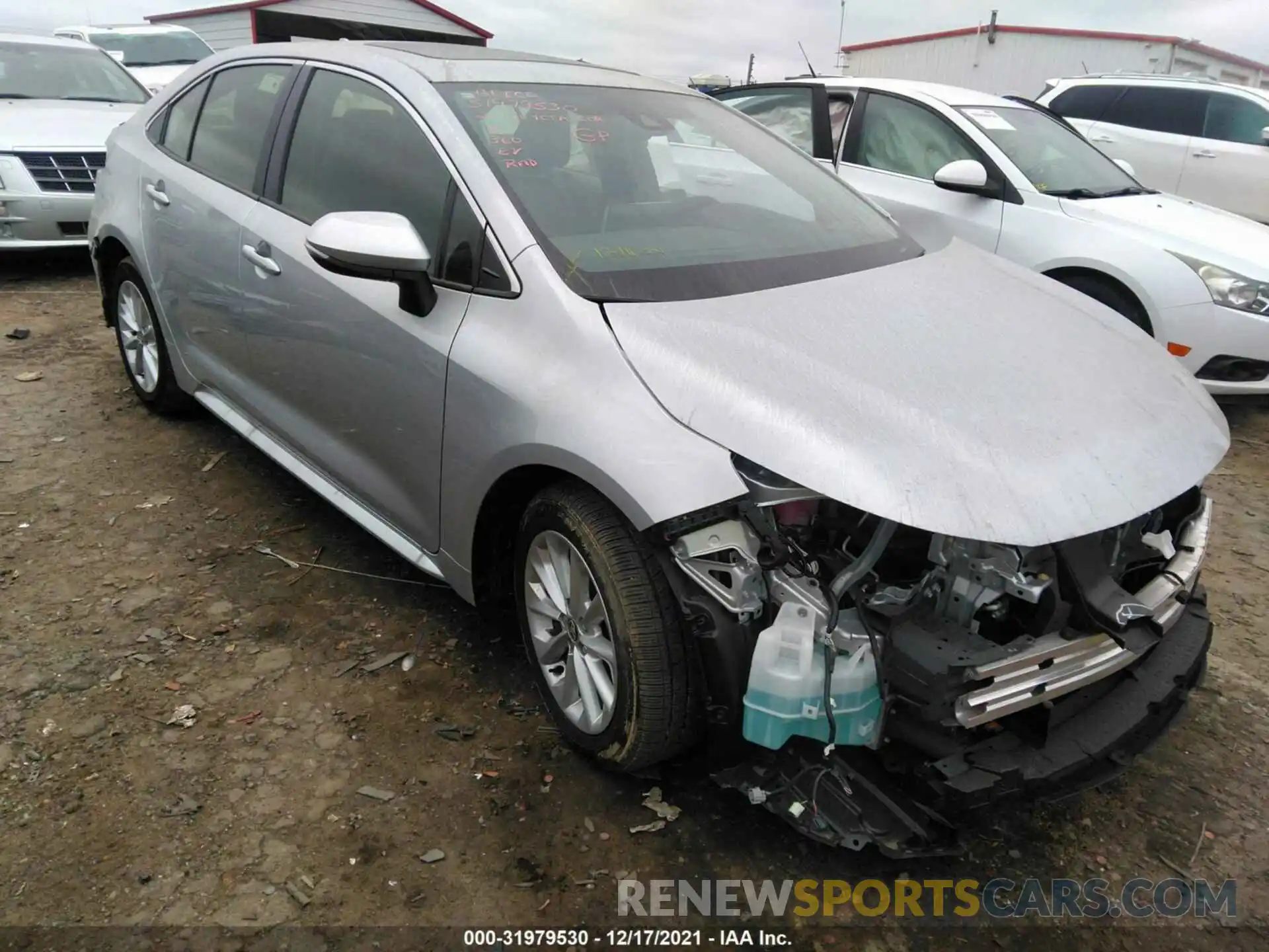 1 Photograph of a damaged car JTDFPMAE7MJ159637 TOYOTA COROLLA 2021