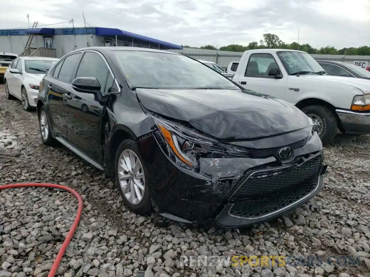 1 Photograph of a damaged car JTDFPMAE9MJ123836 TOYOTA COROLLA 2021