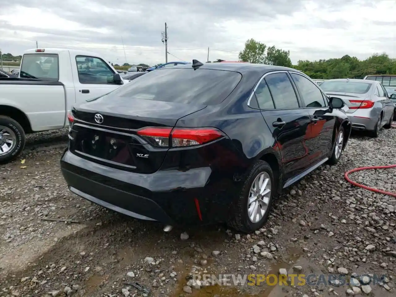 4 Photograph of a damaged car JTDFPMAE9MJ123836 TOYOTA COROLLA 2021