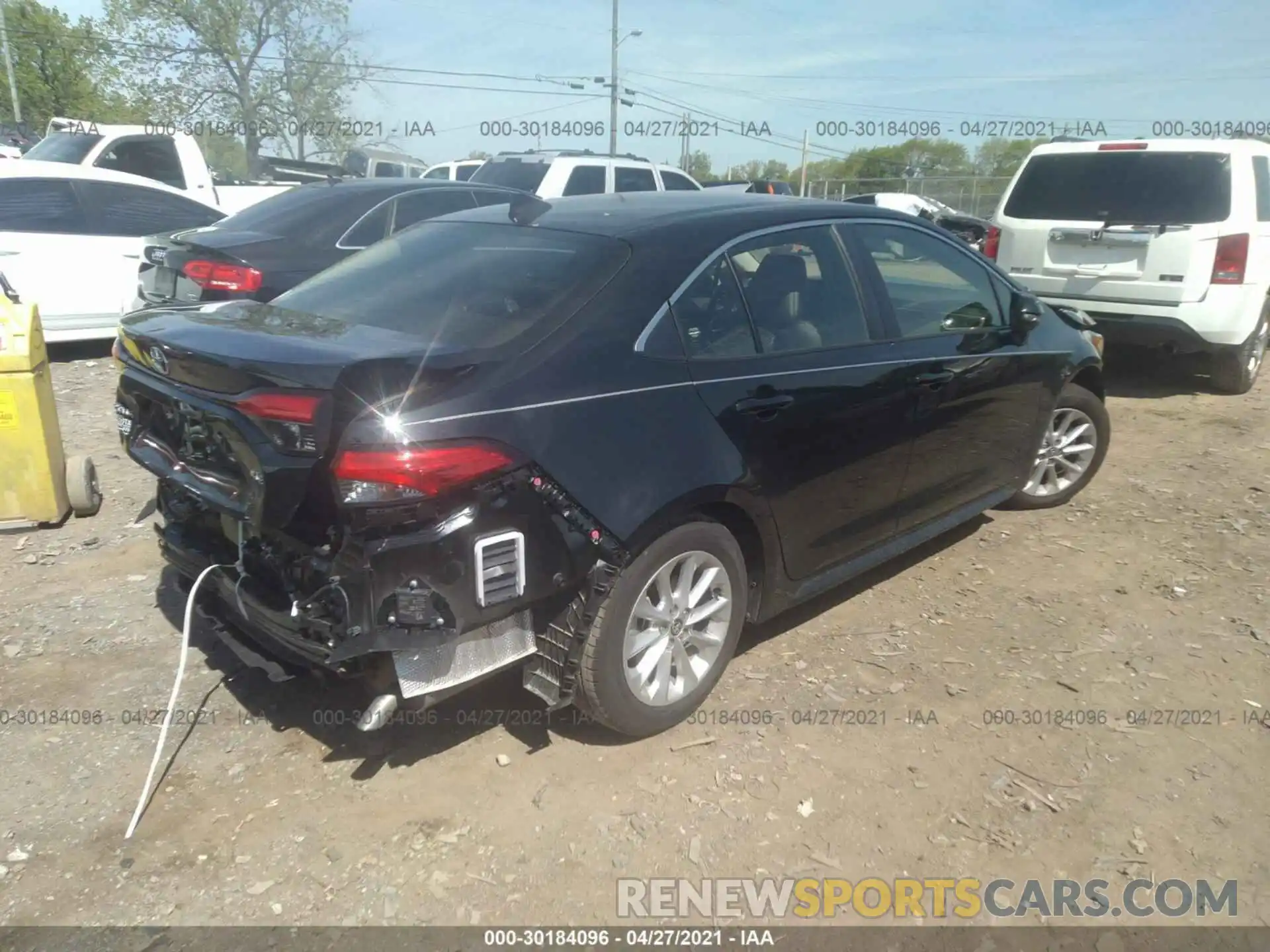 4 Photograph of a damaged car JTDFPMAE9MJ148736 TOYOTA COROLLA 2021