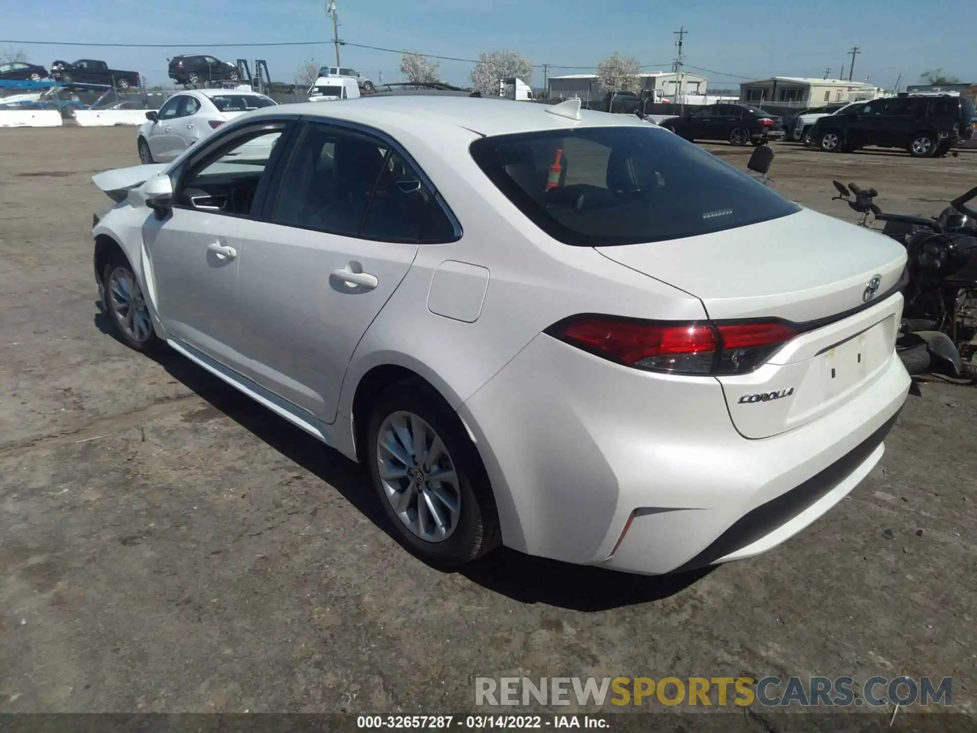 3 Photograph of a damaged car JTDFPMAEXMJ146378 TOYOTA COROLLA 2021