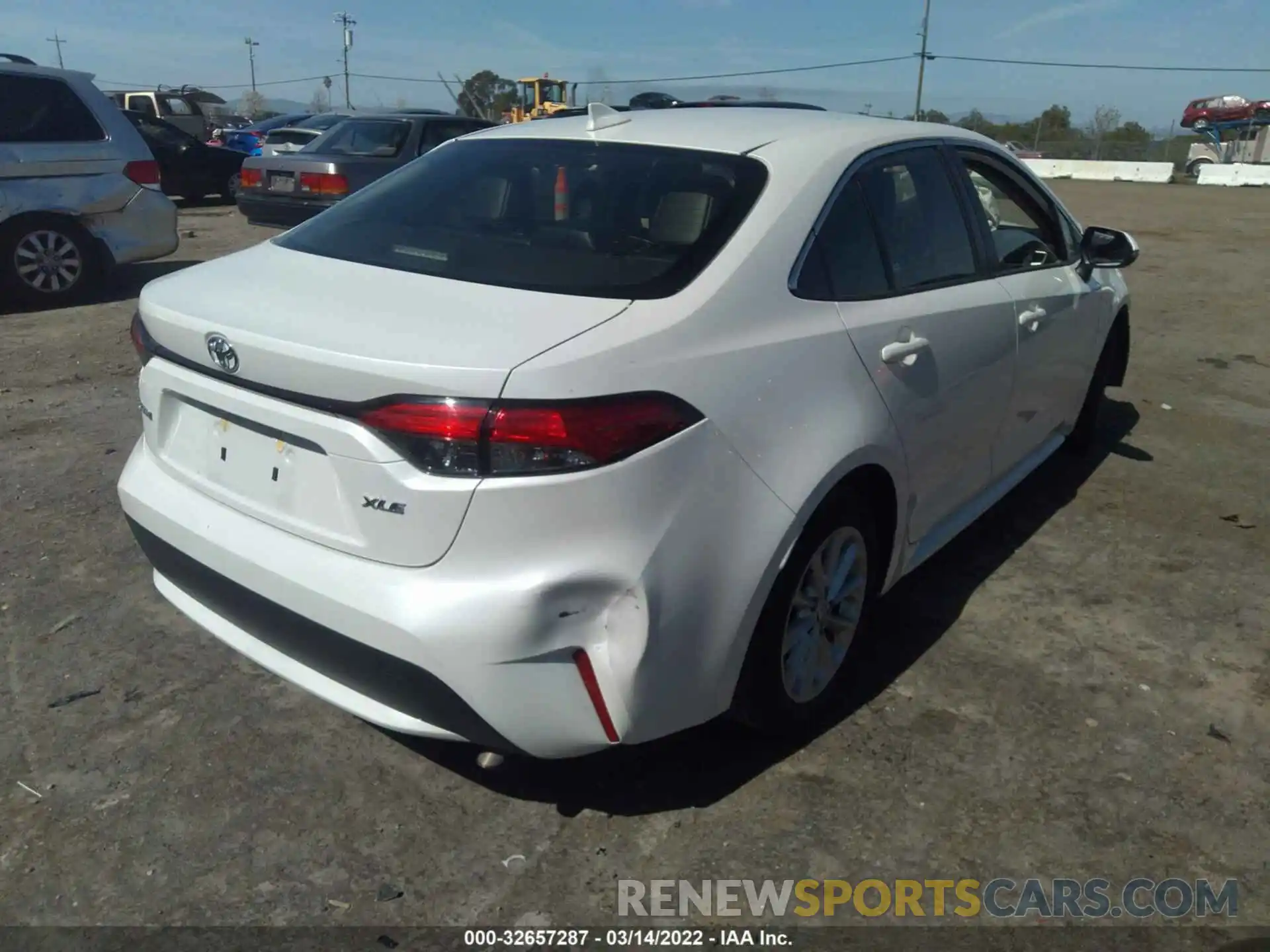 4 Photograph of a damaged car JTDFPMAEXMJ146378 TOYOTA COROLLA 2021