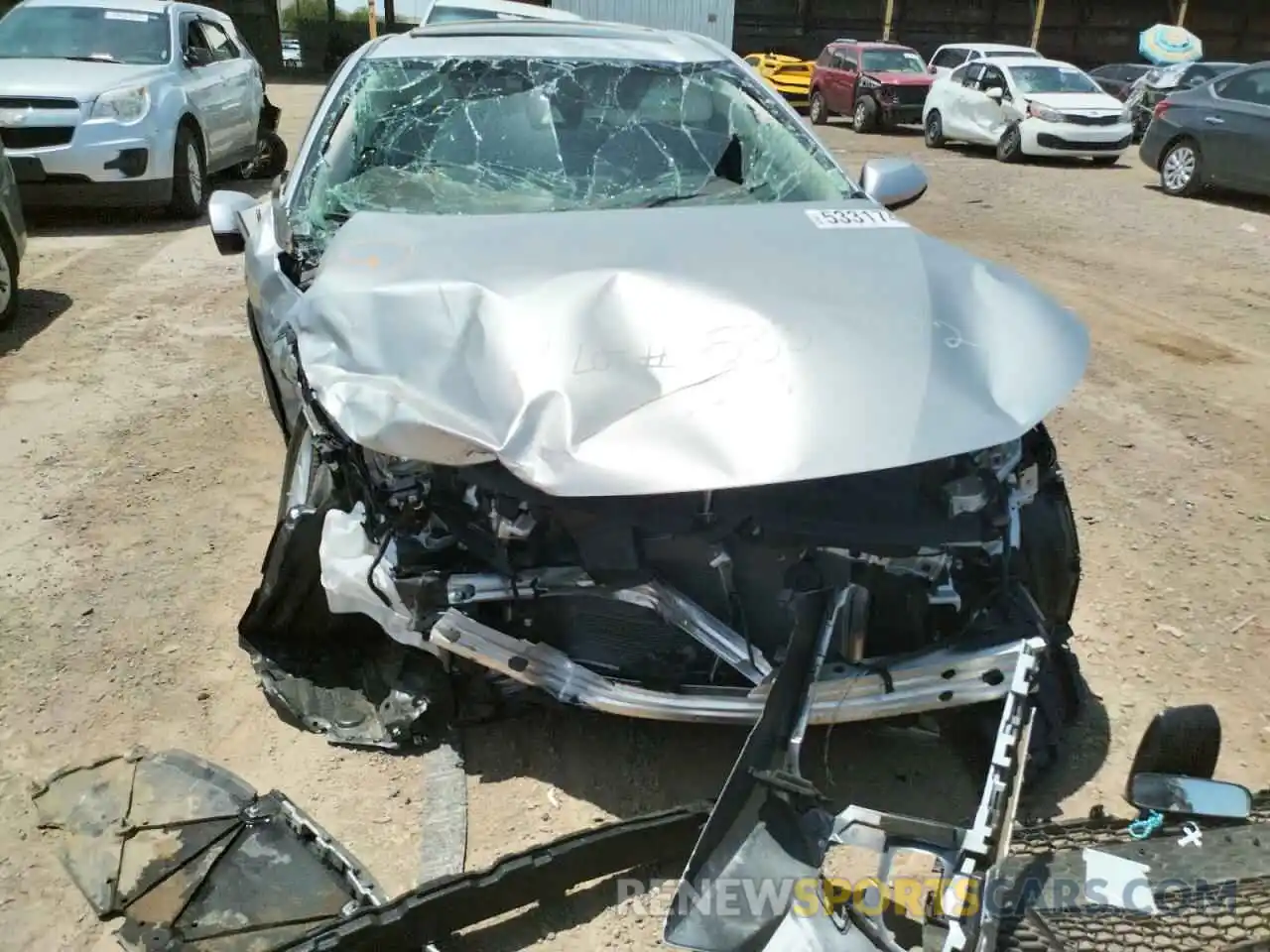 9 Photograph of a damaged car JTDHPMAE0MJ123216 TOYOTA COROLLA 2021