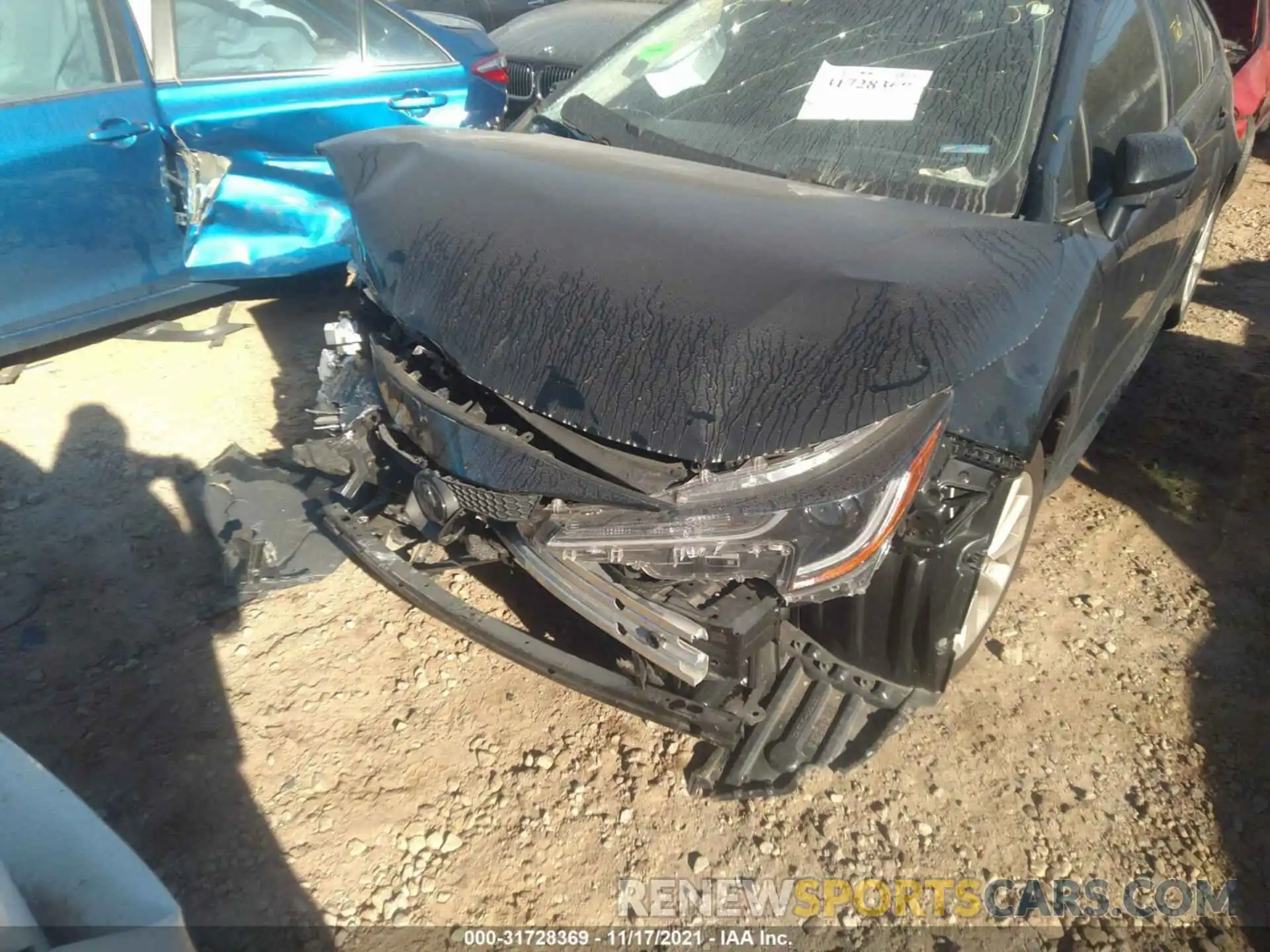 10 Photograph of a damaged car JTDHPMAE0MJ129419 TOYOTA COROLLA 2021