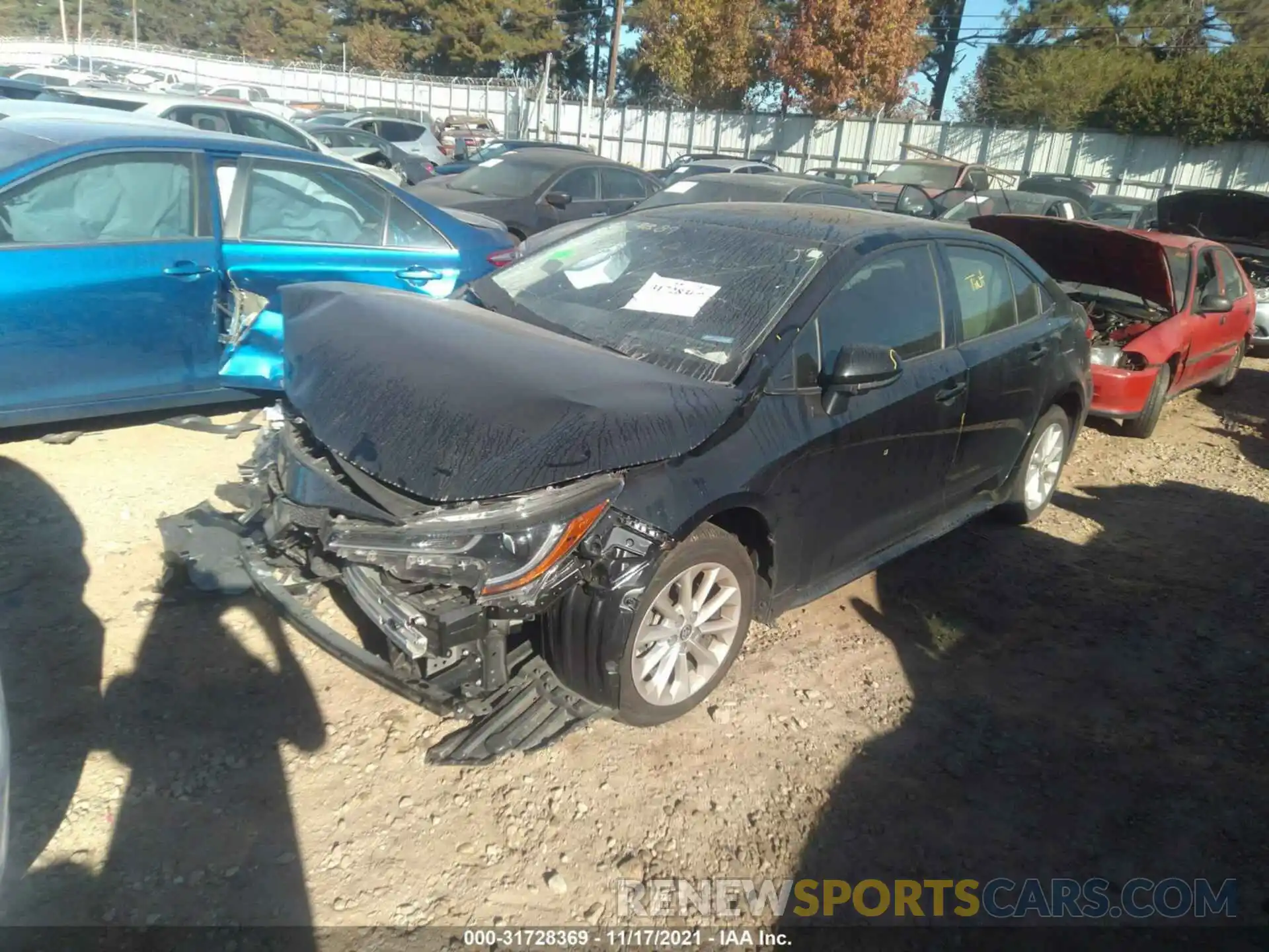 2 Photograph of a damaged car JTDHPMAE0MJ129419 TOYOTA COROLLA 2021