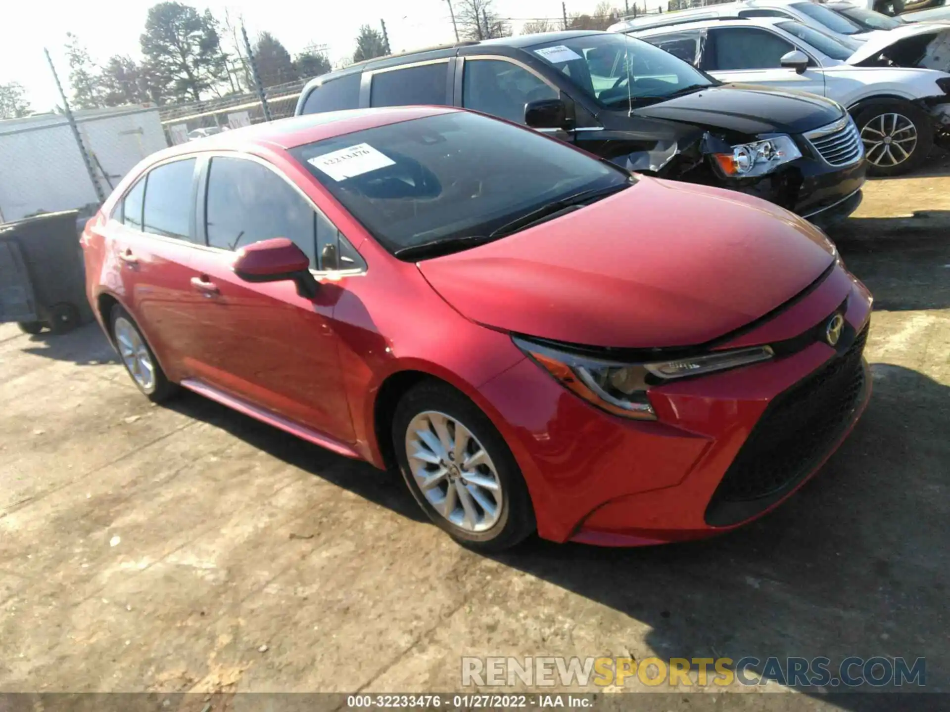 1 Photograph of a damaged car JTDHPMAE0MJ130232 TOYOTA COROLLA 2021