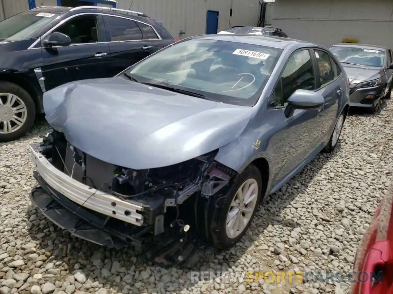 2 Photograph of a damaged car JTDHPMAE0MJ132837 TOYOTA COROLLA 2021