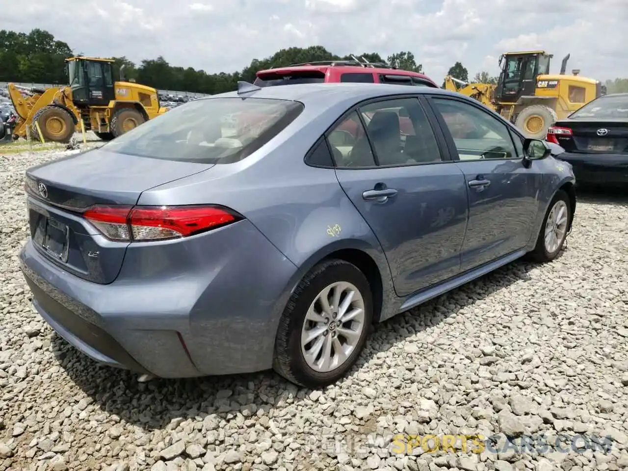 4 Photograph of a damaged car JTDHPMAE0MJ132837 TOYOTA COROLLA 2021