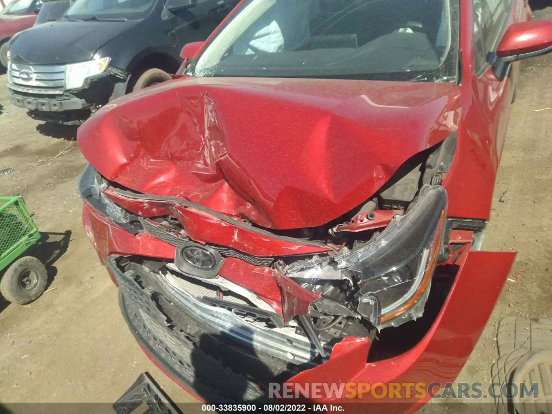 10 Photograph of a damaged car JTDHPMAE0MJ162694 TOYOTA COROLLA 2021