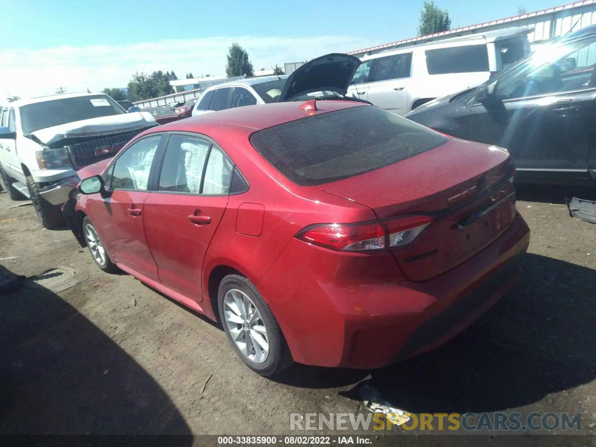 3 Photograph of a damaged car JTDHPMAE0MJ162694 TOYOTA COROLLA 2021