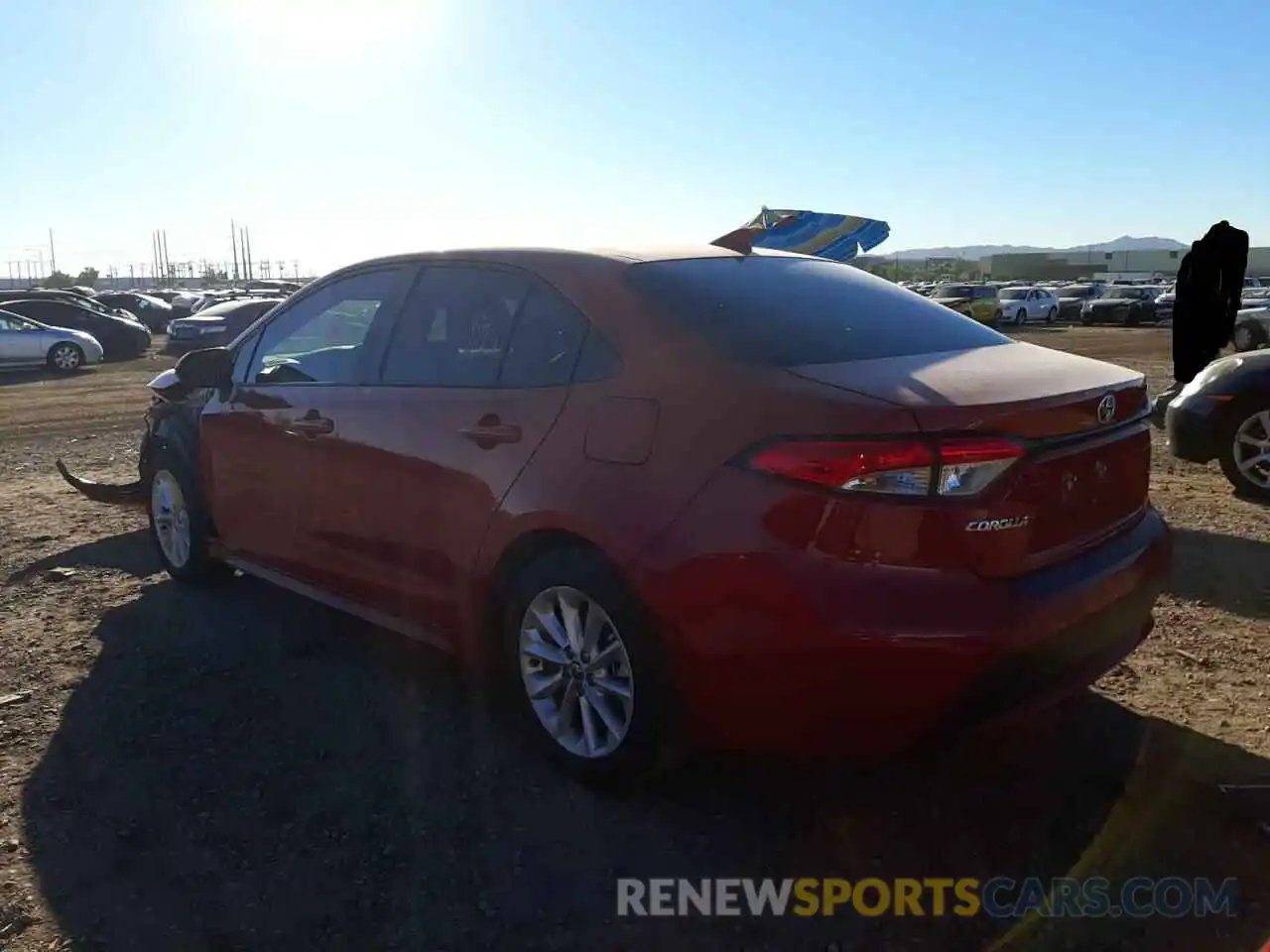 3 Photograph of a damaged car JTDHPMAE0MJ168964 TOYOTA COROLLA 2021